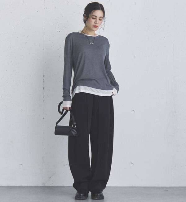 Doux archives「レイヤード風ロンＴｅｅ」|Tシャツ・カットソー|