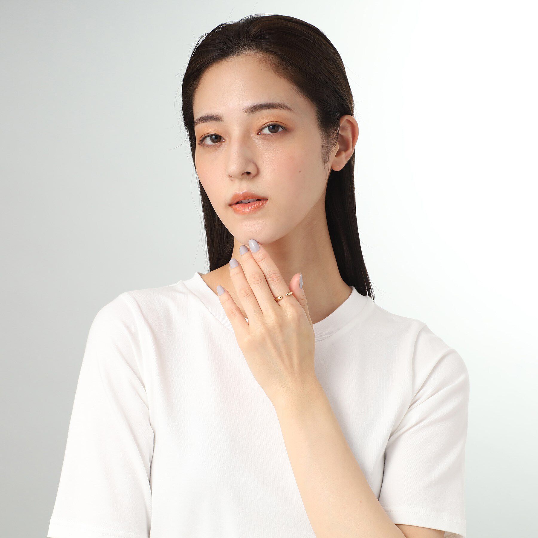 COCOSHNIK「K10ラウンデッドシェイプオープン リング」|リング|