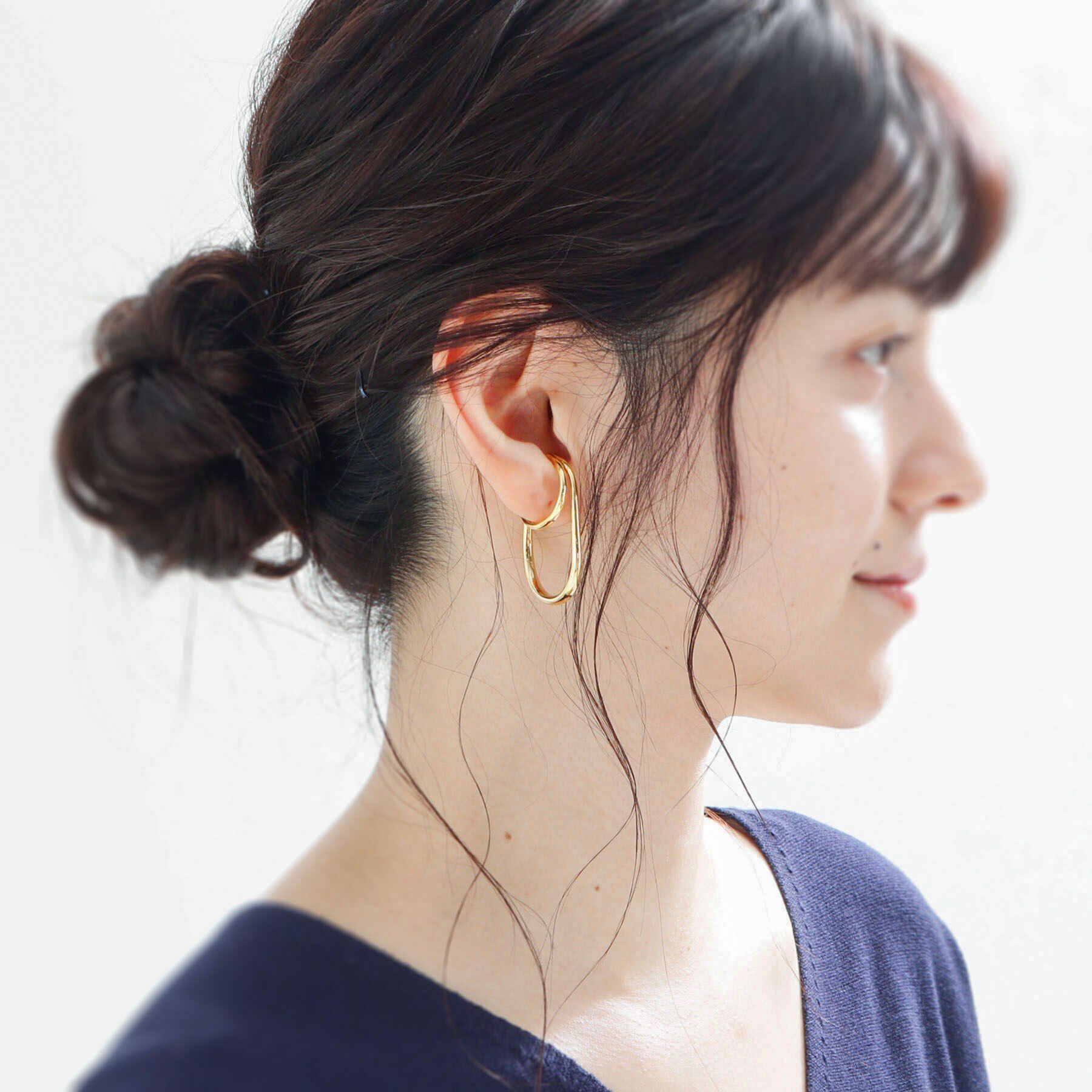 COCOSHNIK ONKITSCH「シルバー リングイヤーカフ ダブルフィンガー GP」|リング|