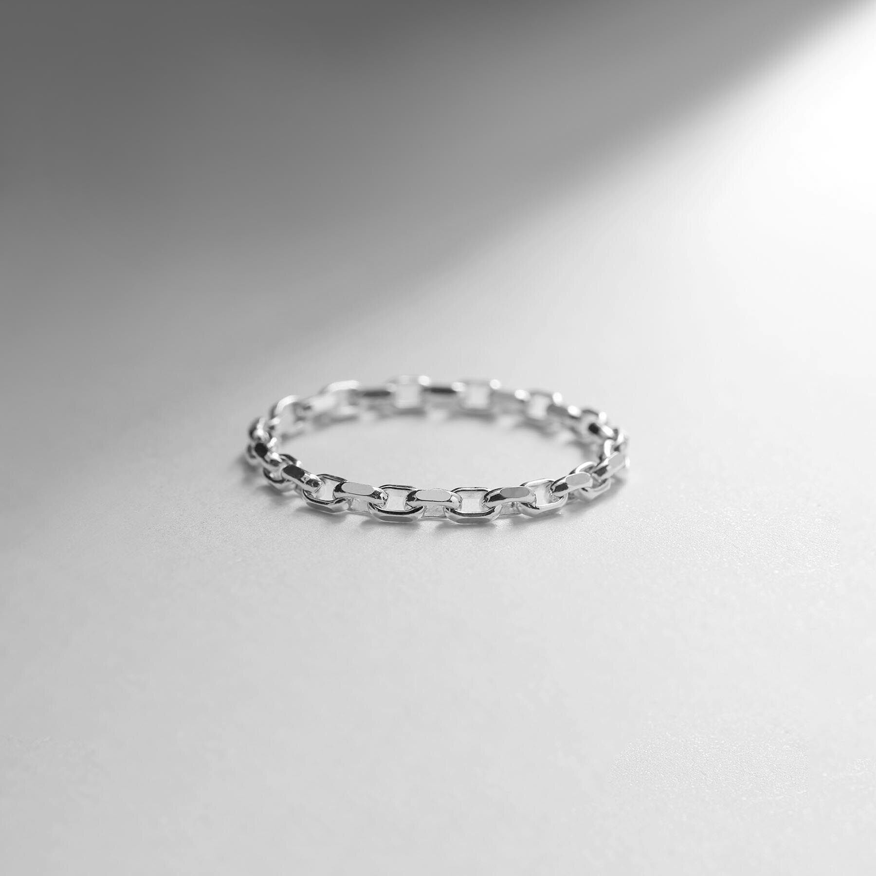 COCOSHNIK ONKITSCH「シルバー チェーンリング ケーブルチェーン」|リング|