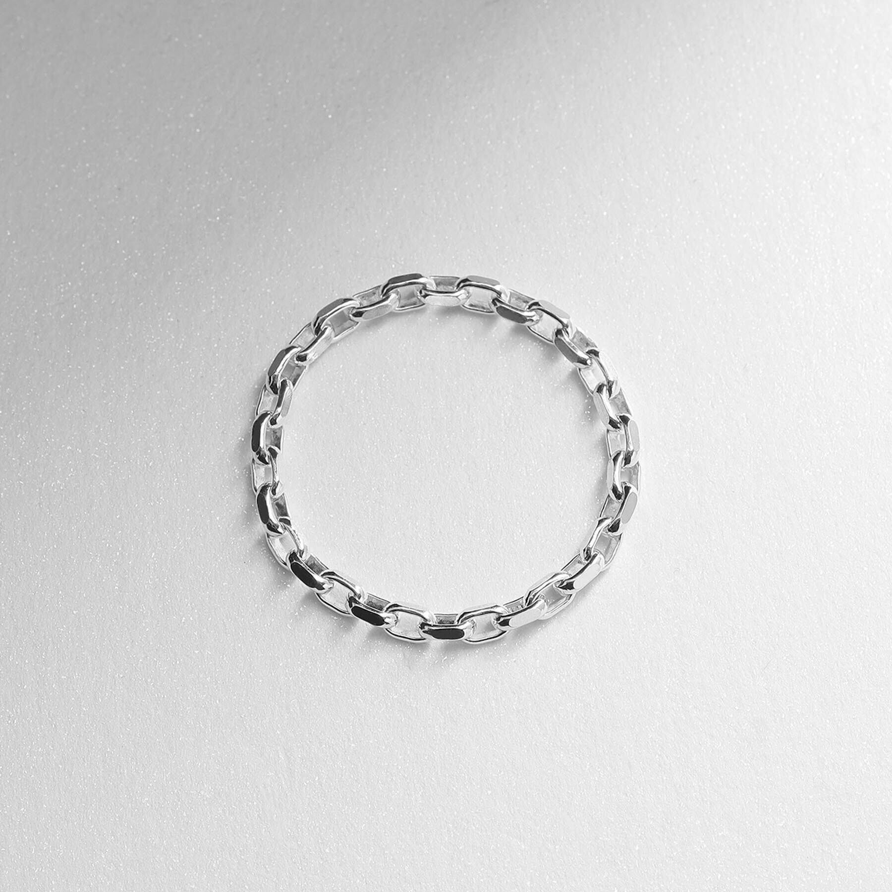 COCOSHNIK ONKITSCH「シルバー チェーンリング ケーブルチェーン」|リング|