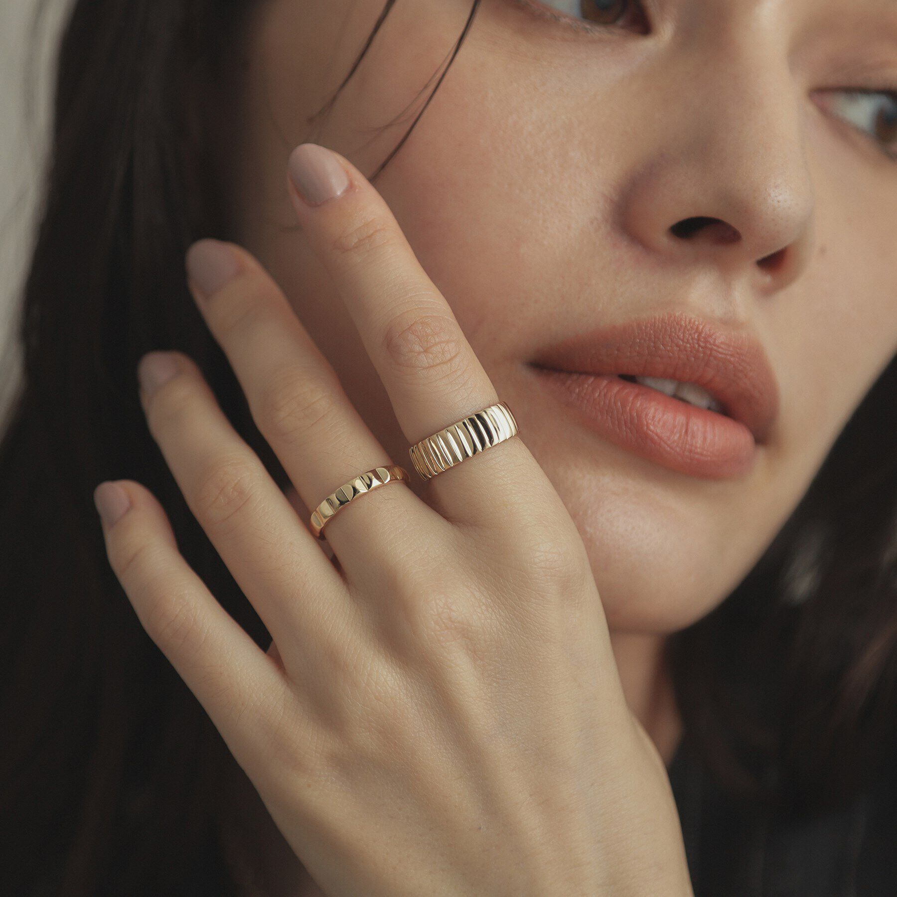 COCOSHNIK「K10ラウンドカット リング」|リング|