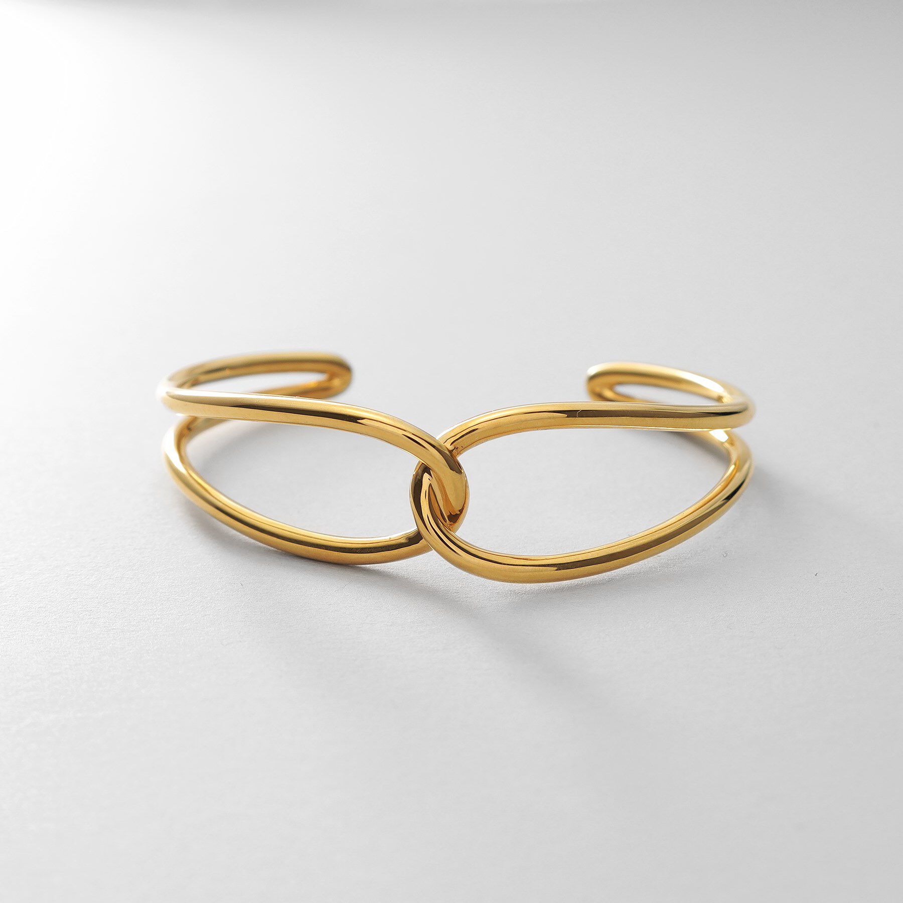 COCOSHNIK ONKITSCH「シルバー ワンストロークノットバングル GP」|ブレスレット・バングル|