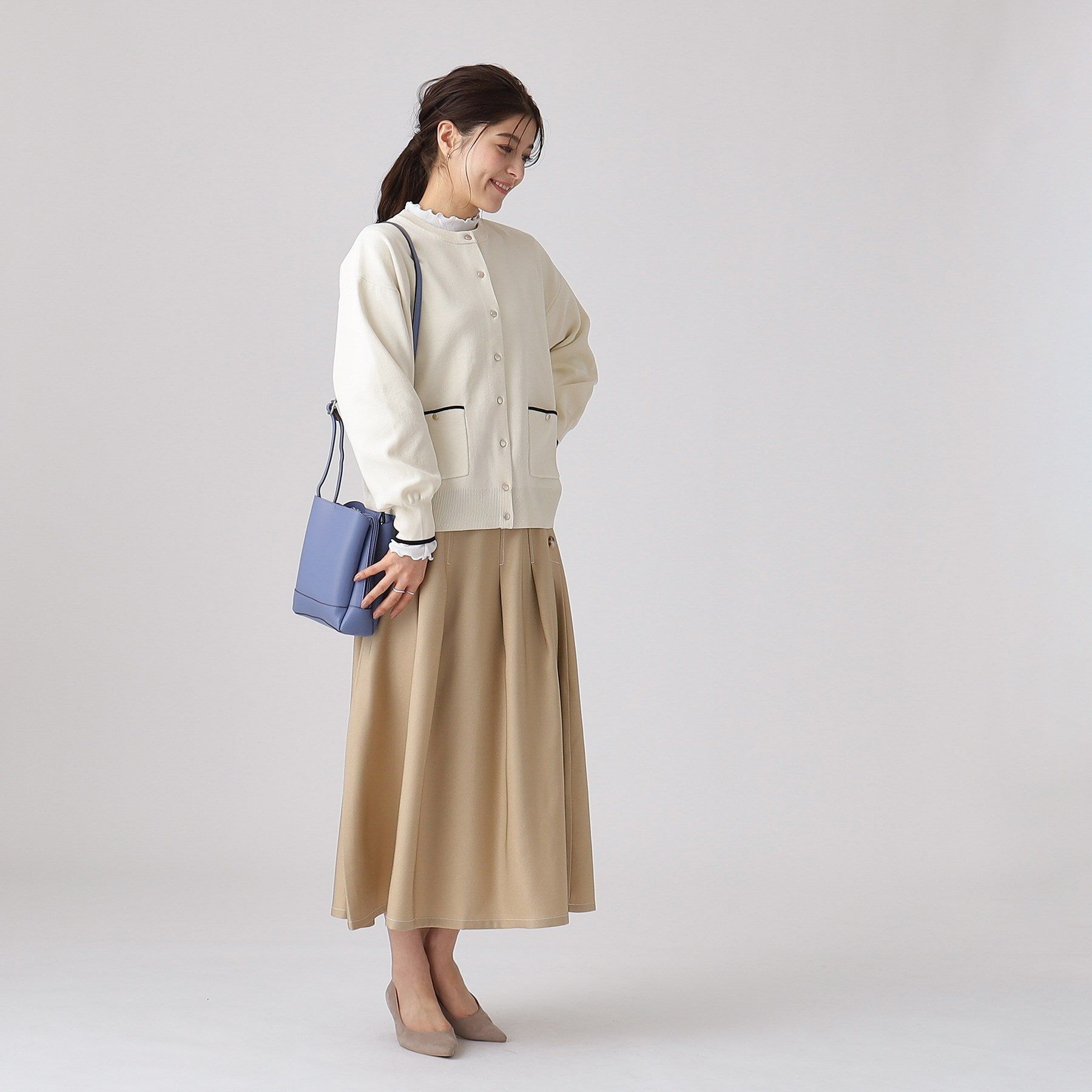 SHOO･LA･RUE「【軽量/大人カジュアル】 ふわっと軽い三層ショルダーバッグ」|ショルダー・メッセンジャー|