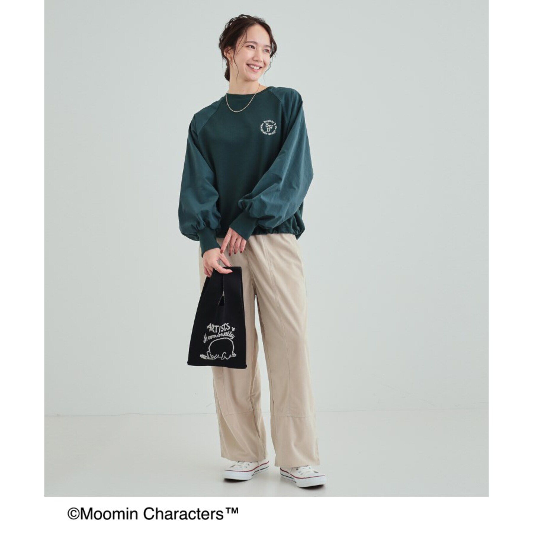 SHOO･LA･RUE「【ムーミン】コラボ ニットバッグ」|ハンドバッグ|