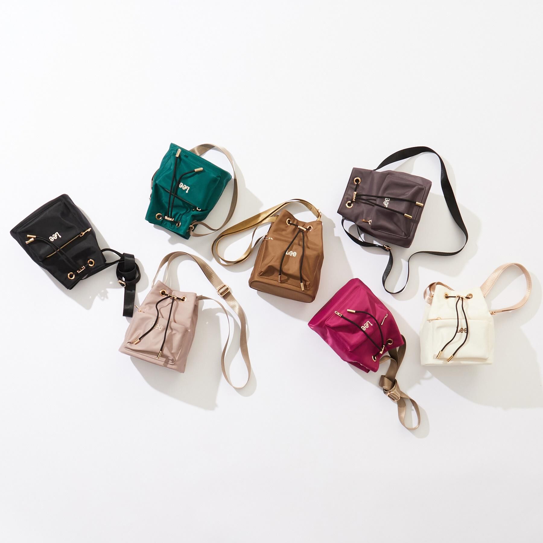 SHOO･LA･RUE「【Lee別注/撥水】巾着ショルダーバッグ」|ショルダー・メッセンジャー|