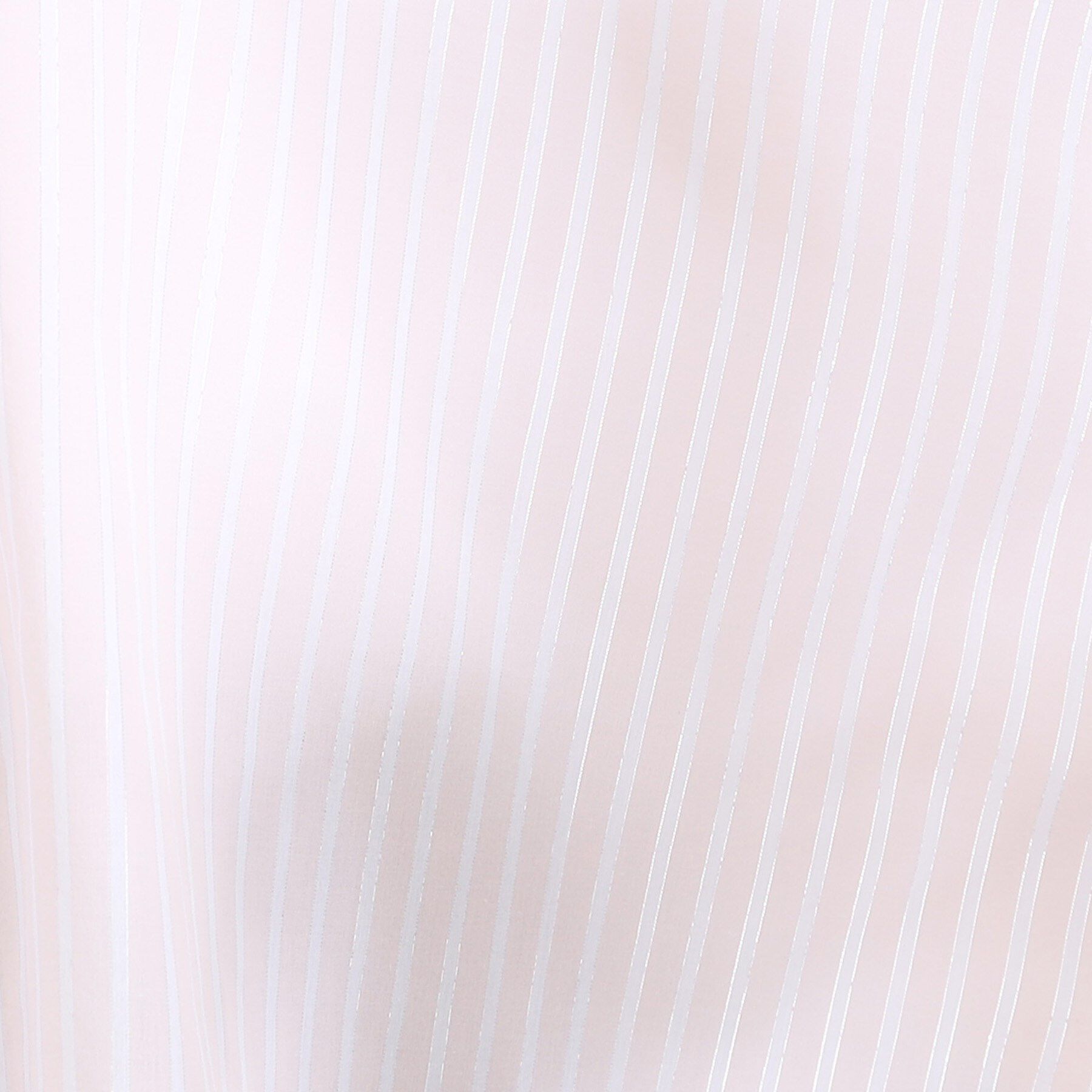 SHOO･LA･RUE「きれいめカジュアルに ラメストライプ ポンチョ風シャツ」|シャツ・ブラウス|