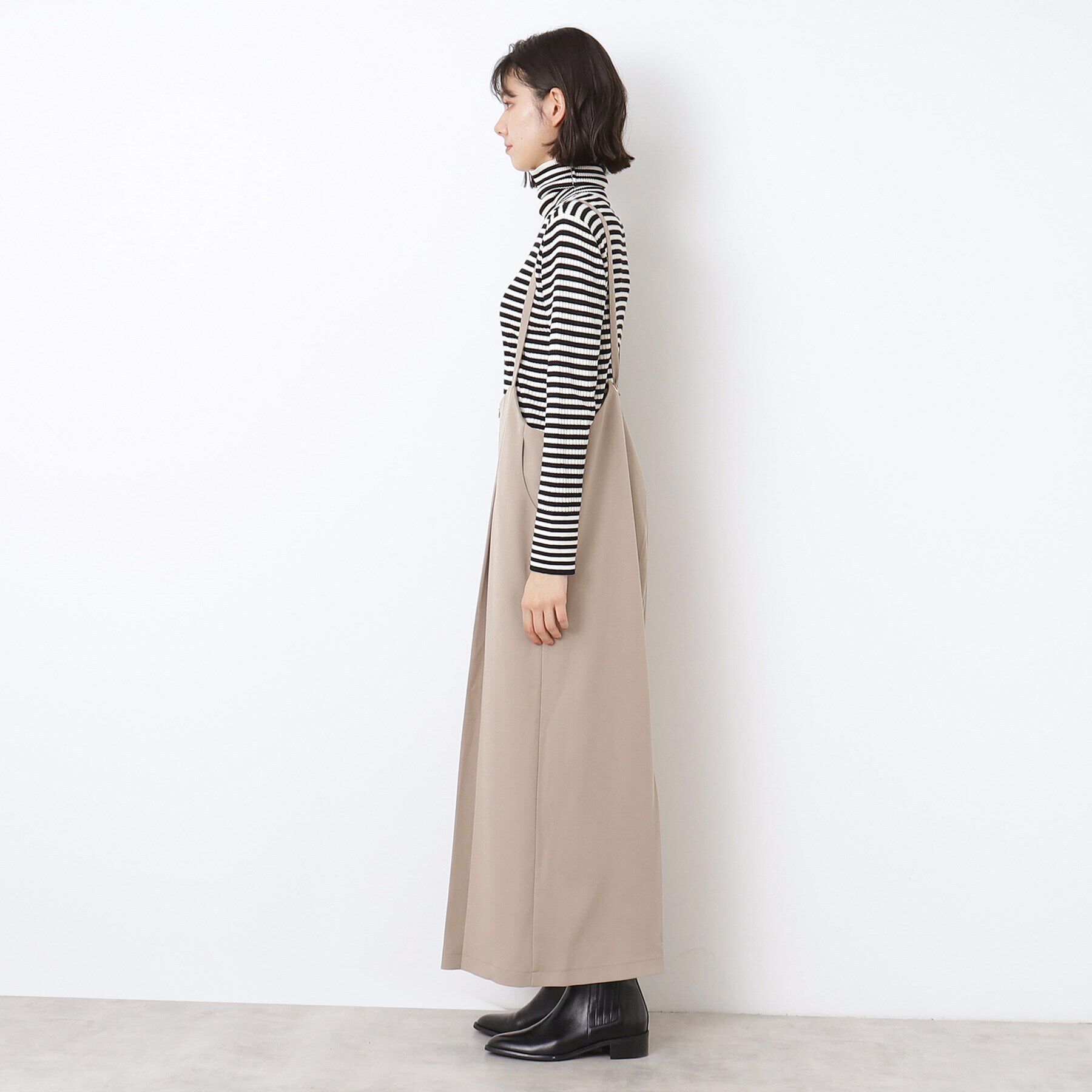 Dessin「【洗える】サロペット風ワイドパンツ」|オールインワン|