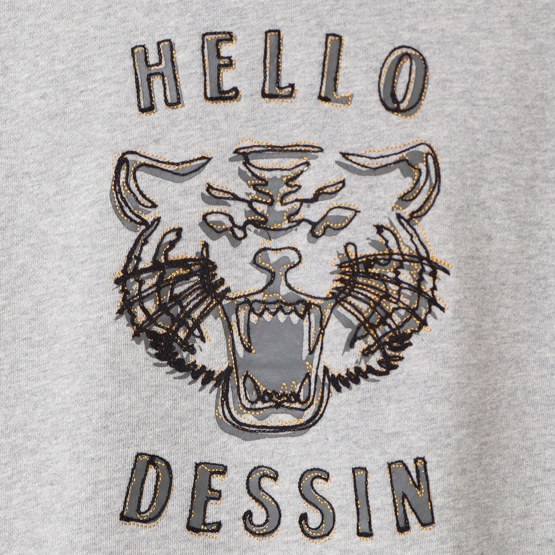 Dessin「【洗える】タイガーモチーフスウェット」|パーカー|