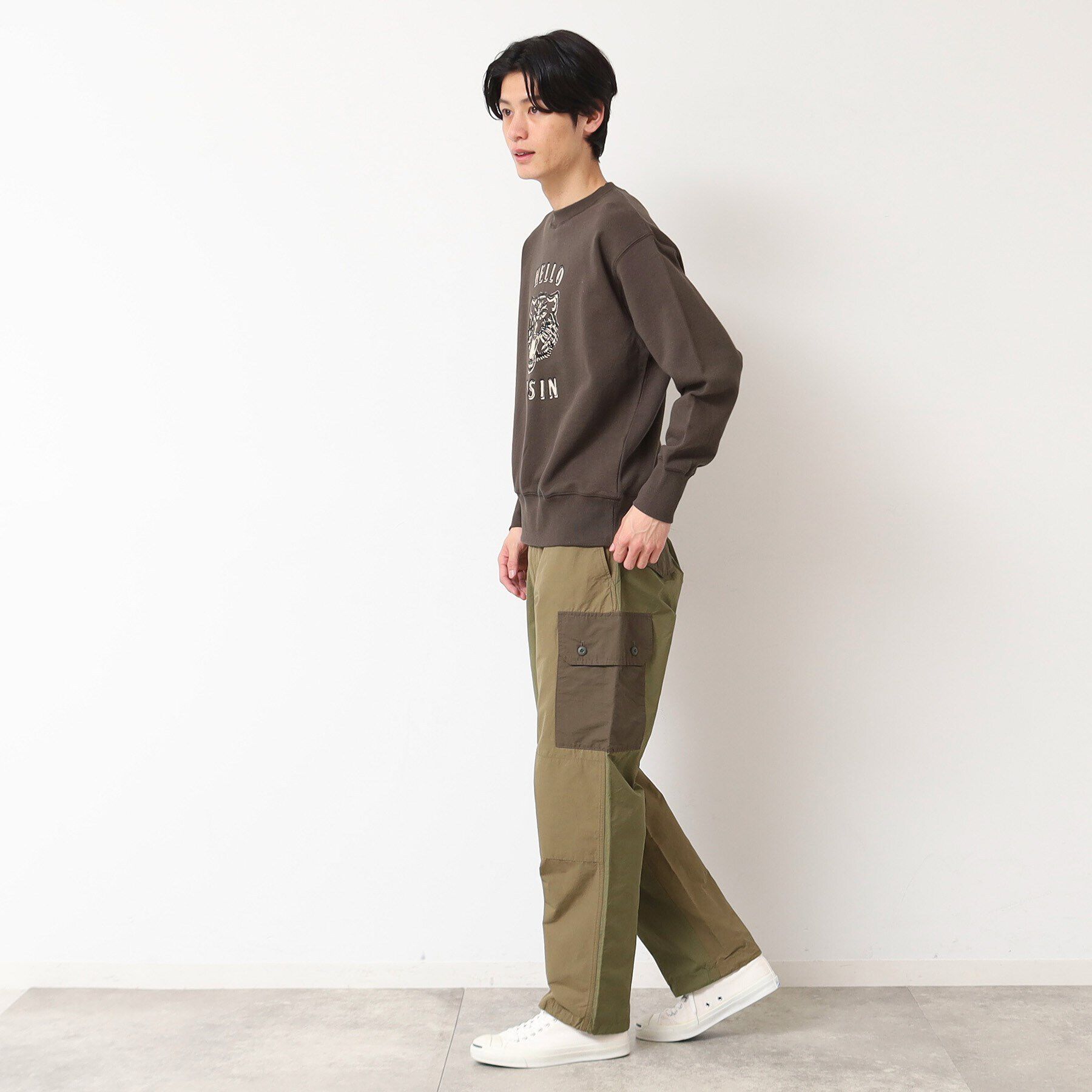 Dessin「【洗える】タイガーモチーフスウェット」|パーカー|