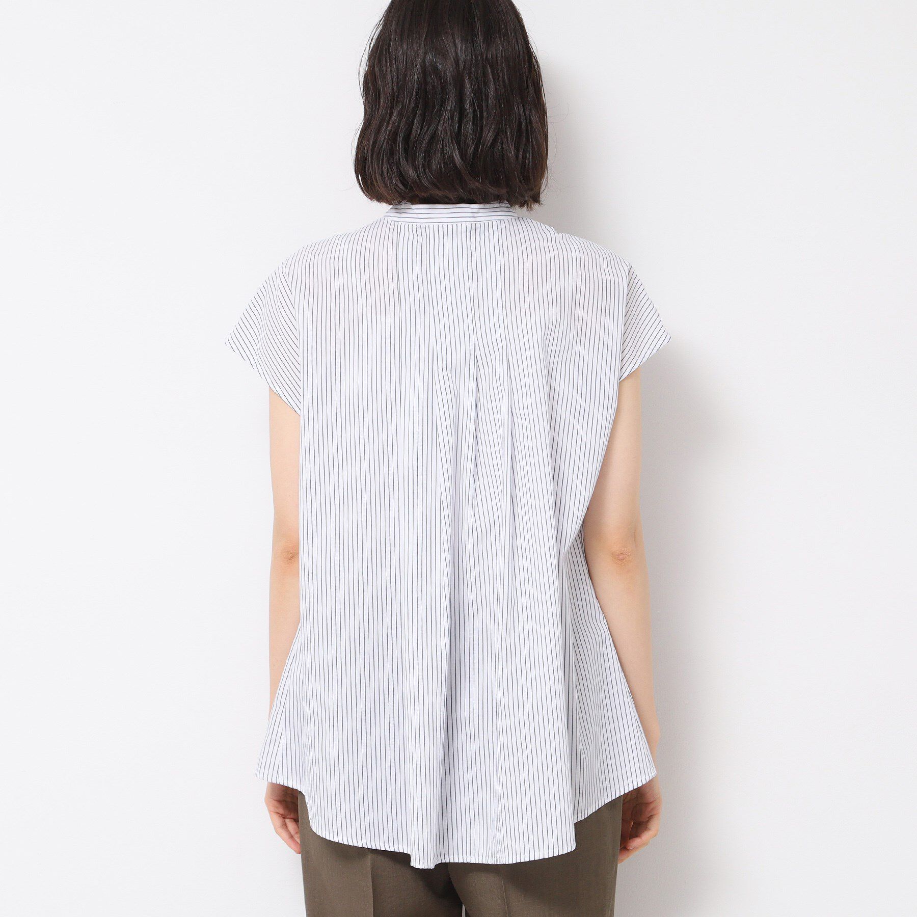 Dessin「【洗える】フレンチスリーブフレアーブラウス（XS～L）」|シャツ・ブラウス|