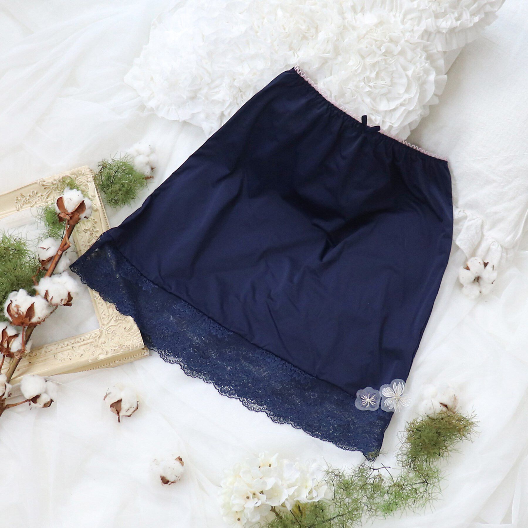 Risa Magli「サンドラ ペチコート」|インナー|ネイビー(094)