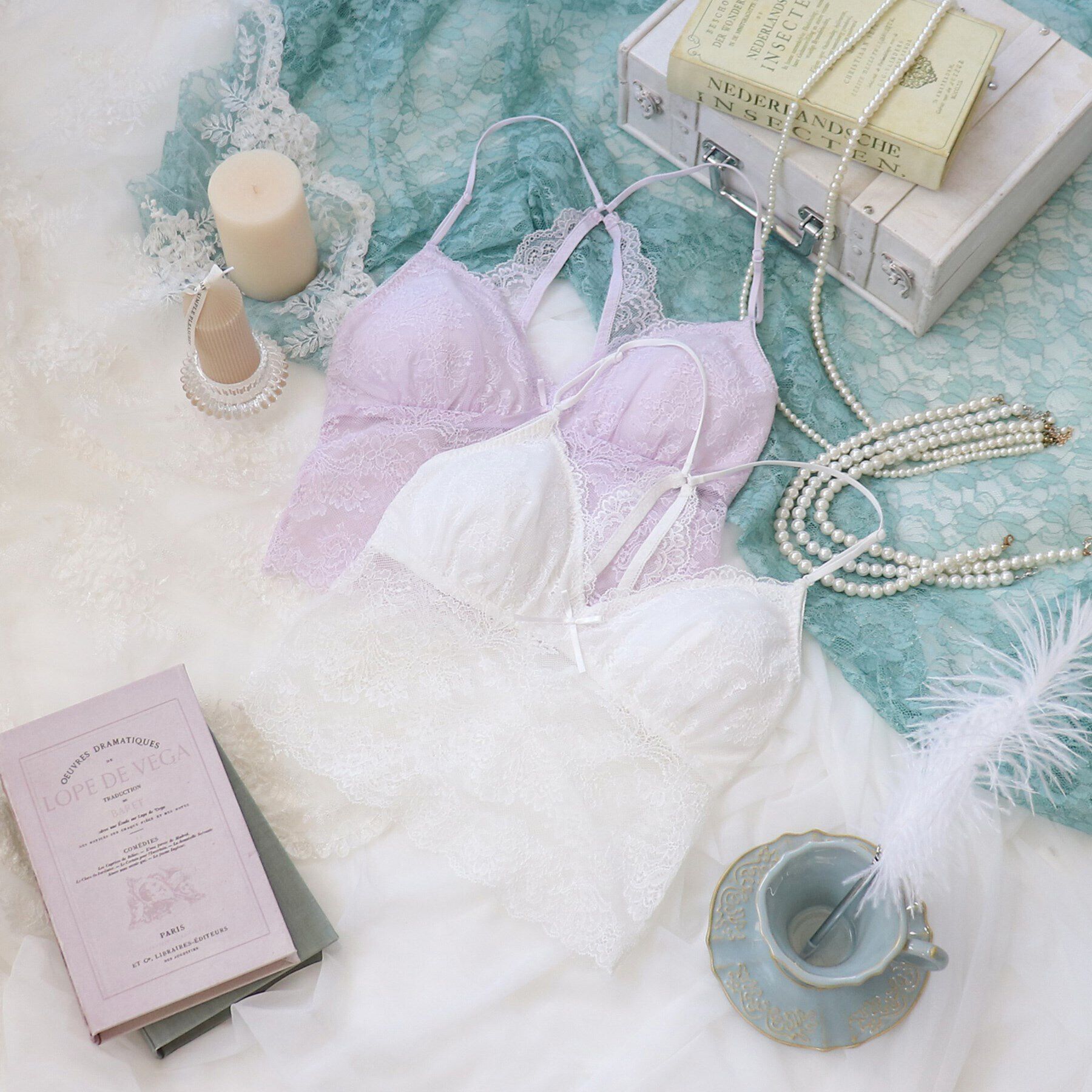 Risa Magli「マリッジ カップ付きキャミソール」|キャミソール|