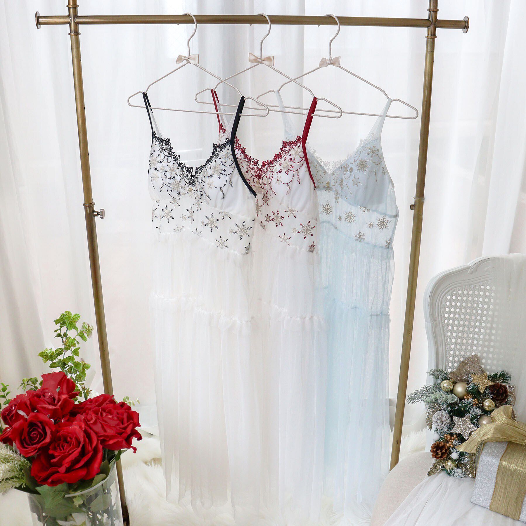 Risa Magli「グレッタ カップ付マキシワンピース」|インナー|