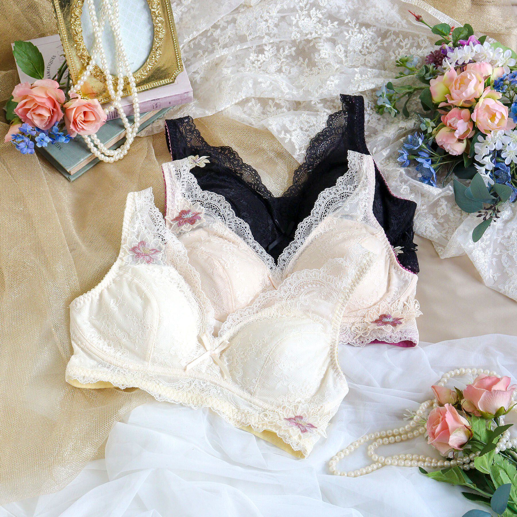 Risa Magli「アイリィー おやすみブラ（M-L）」|インナー|