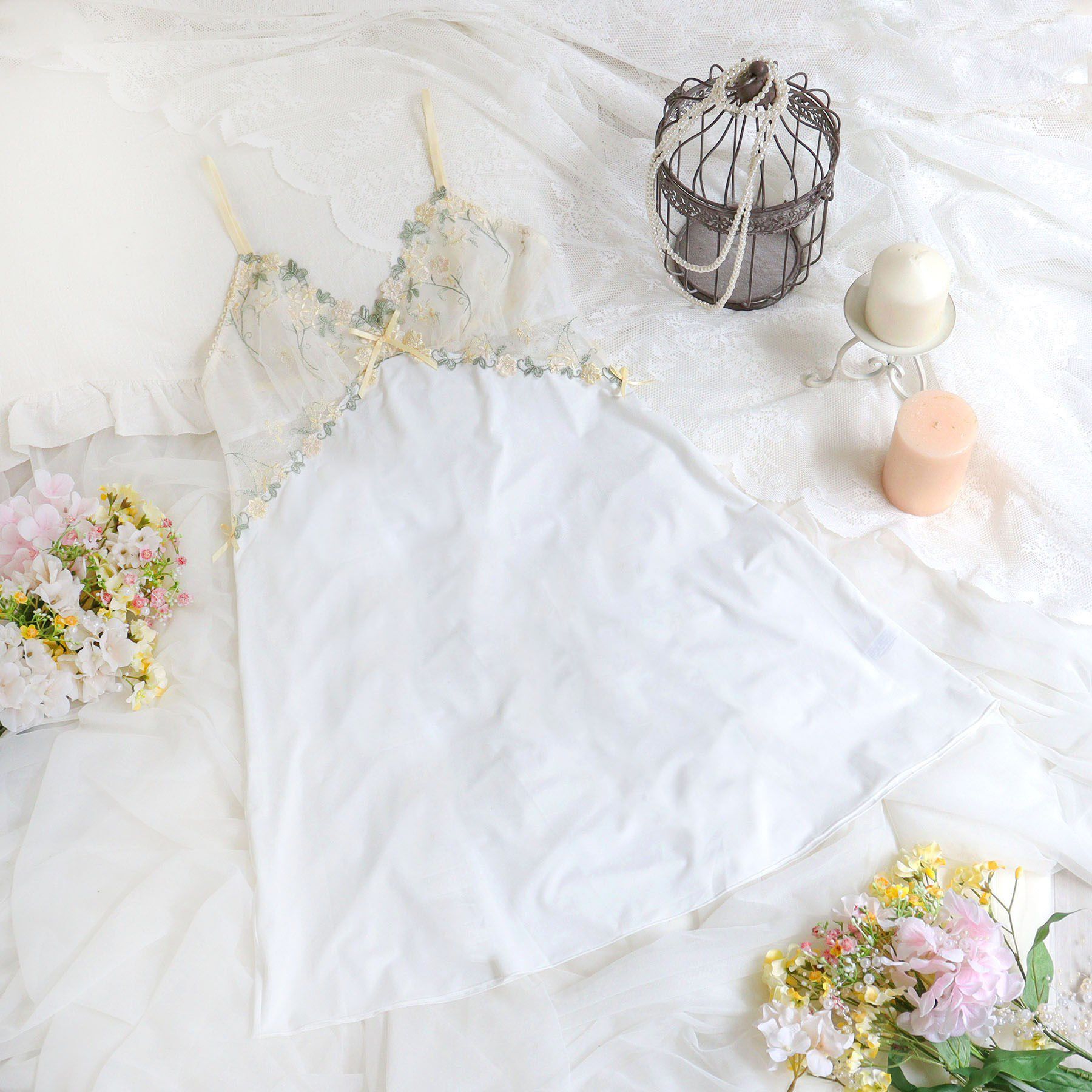 Risa Magli「ナヨン スリップ」|キャミソール|イエロー(032)