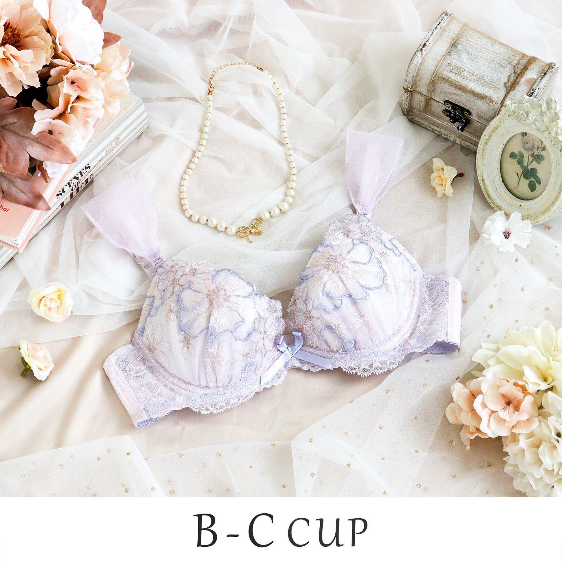 Risa Magli「ピア ブラジャー （B-C） ＜リサマリ ミラクル谷間ブラ＞」|インナー|パープル(083)