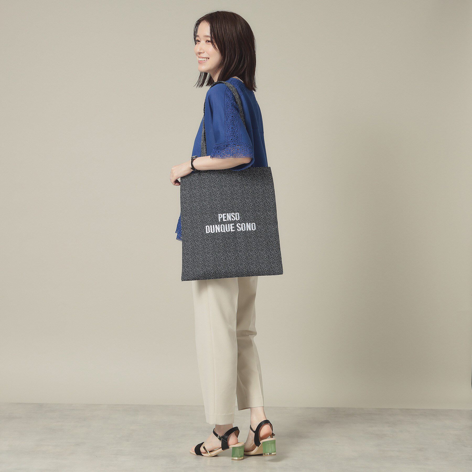 ITS&rsquo;DEMO「【A4対応】ラタフラットトート」|トートバッグ|