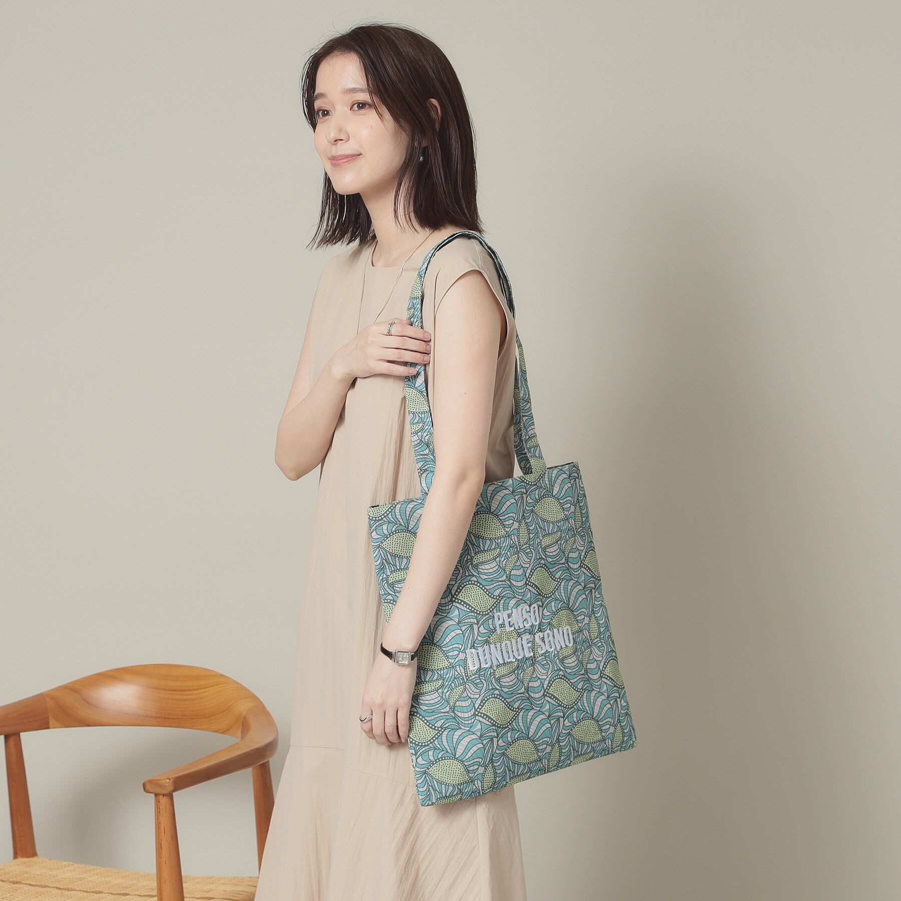 ITS&rsquo;DEMO「【A4対応】ラタフラットトート」|トートバッグ|