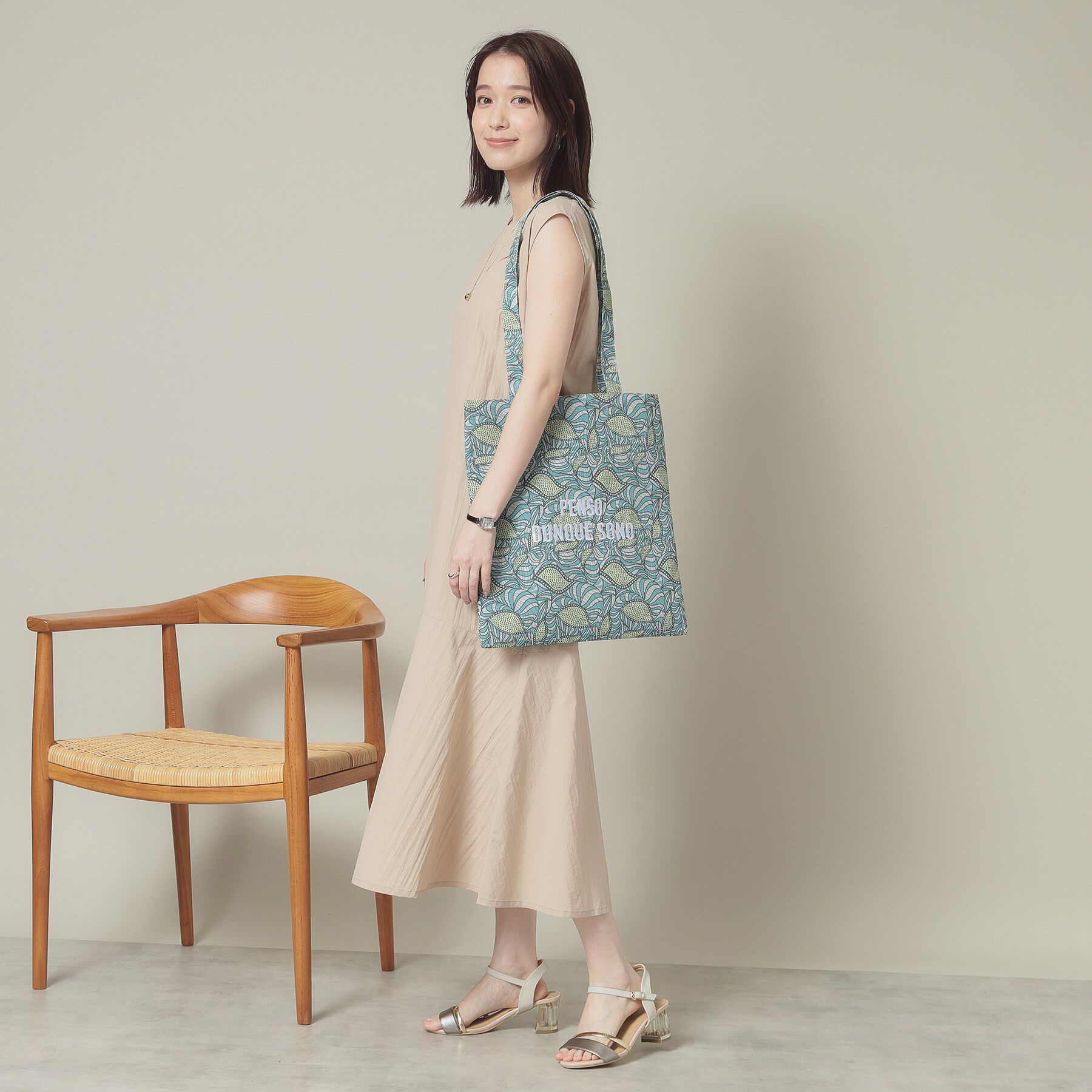 ITS&rsquo;DEMO「【A4対応】ラタフラットトート」|トートバッグ|