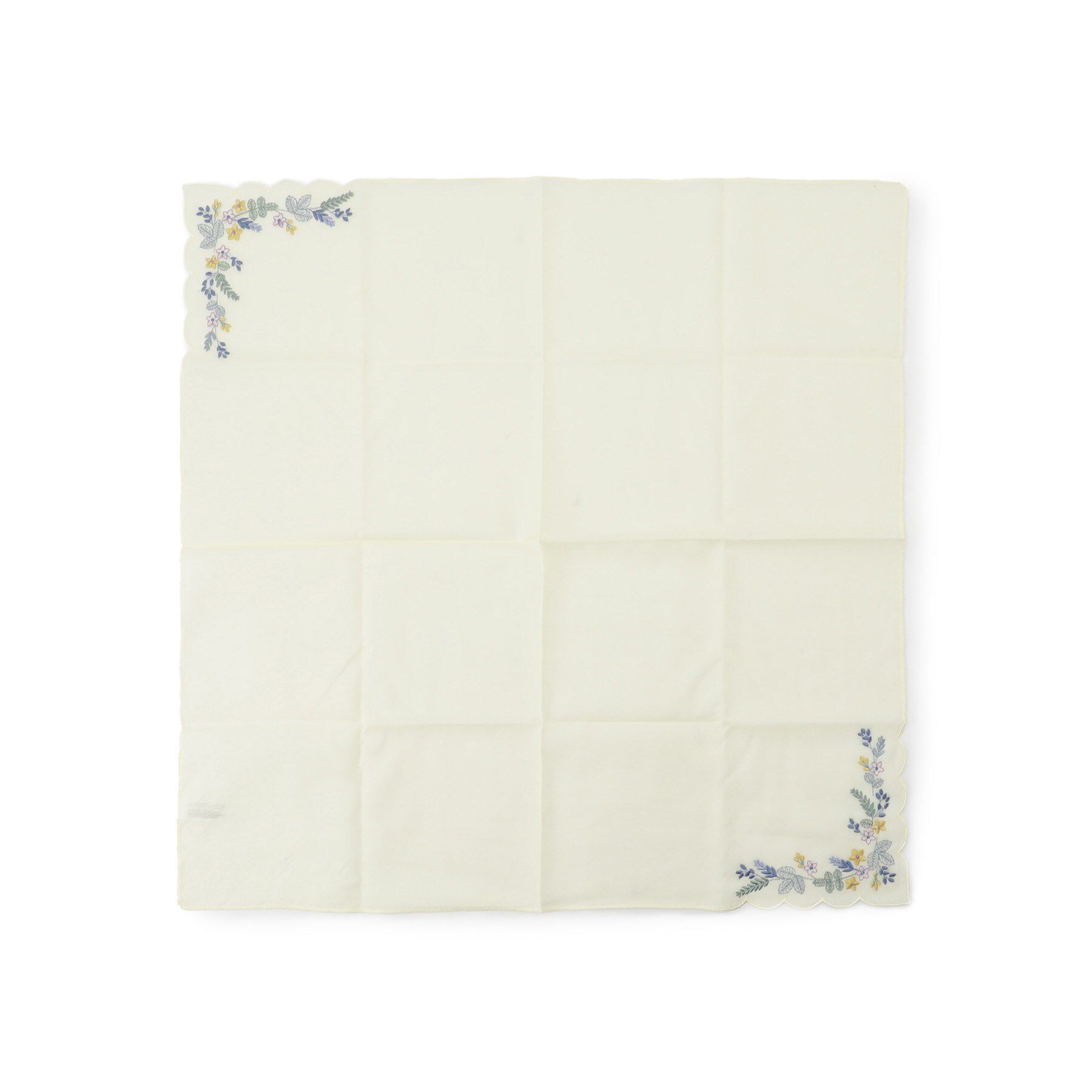 ITS&rsquo;DEMO「【手洗い可】パール調リング付コットンスカーフ」|バンダナ・スカーフ|