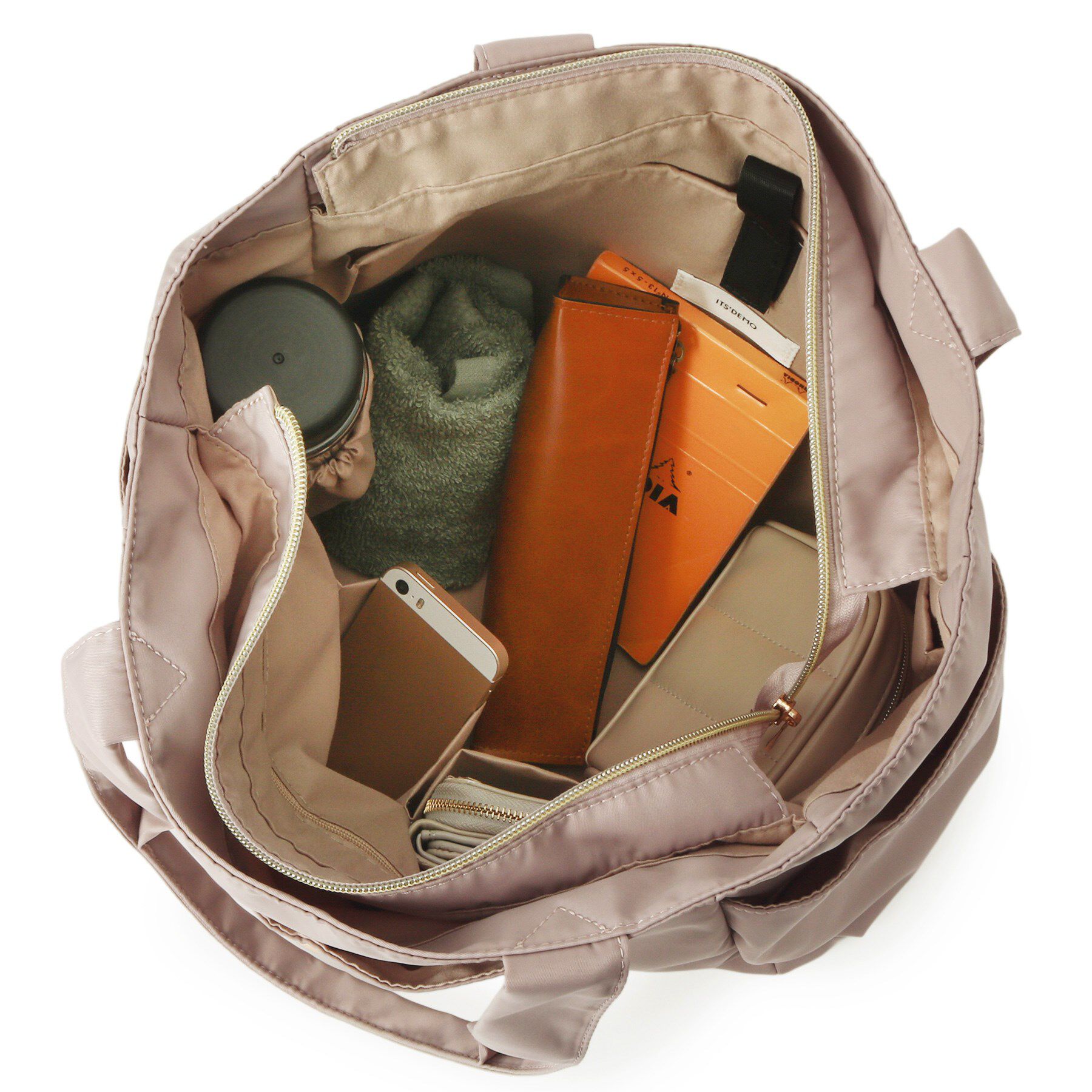 ITS&rsquo;DEMO「【9ポケット】軽量撥水A4トート」|トートバッグ|