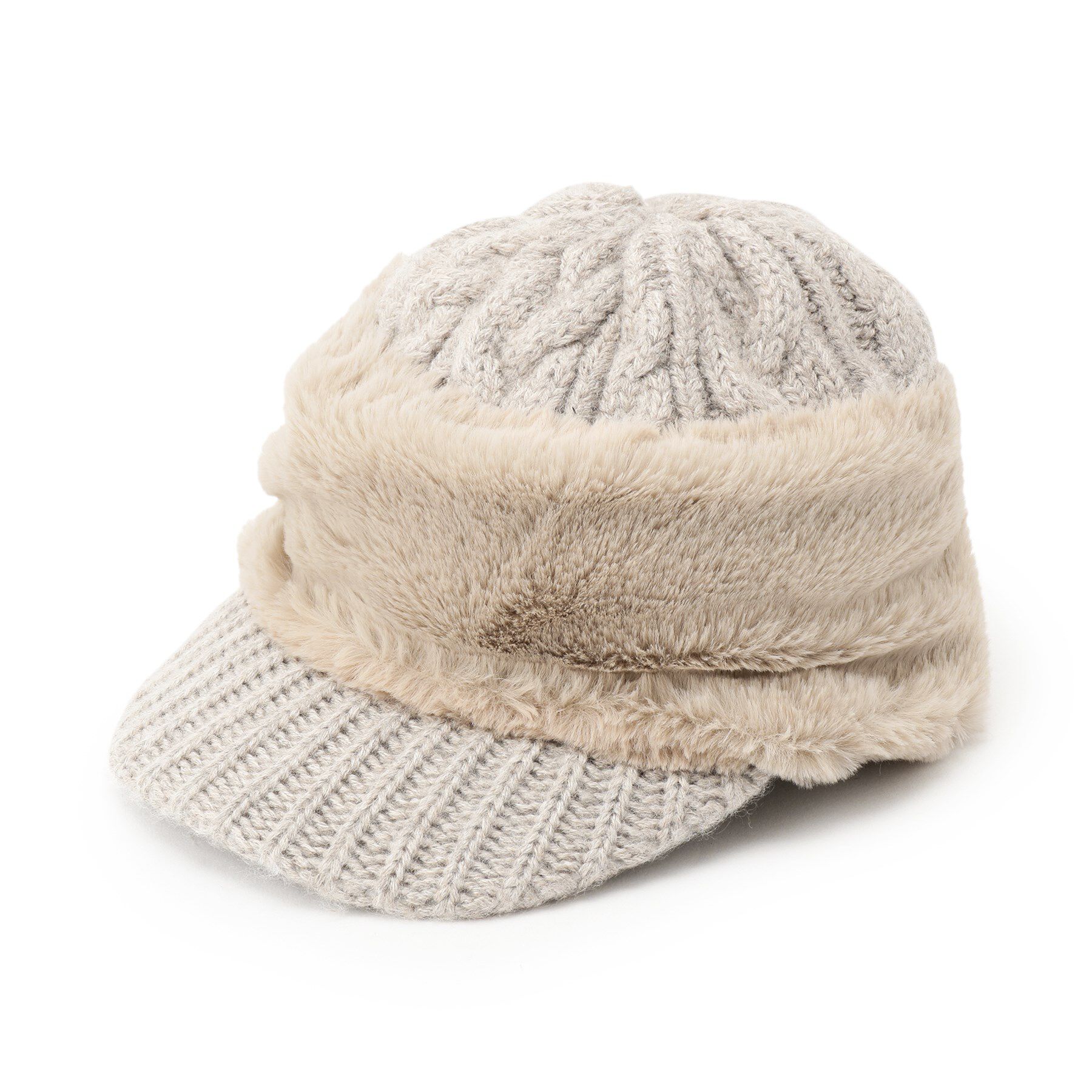 ITS&rsquo;DEMO「ファートーク風スフレキャス」|キャップ・キャスケット|グレージュ(050)