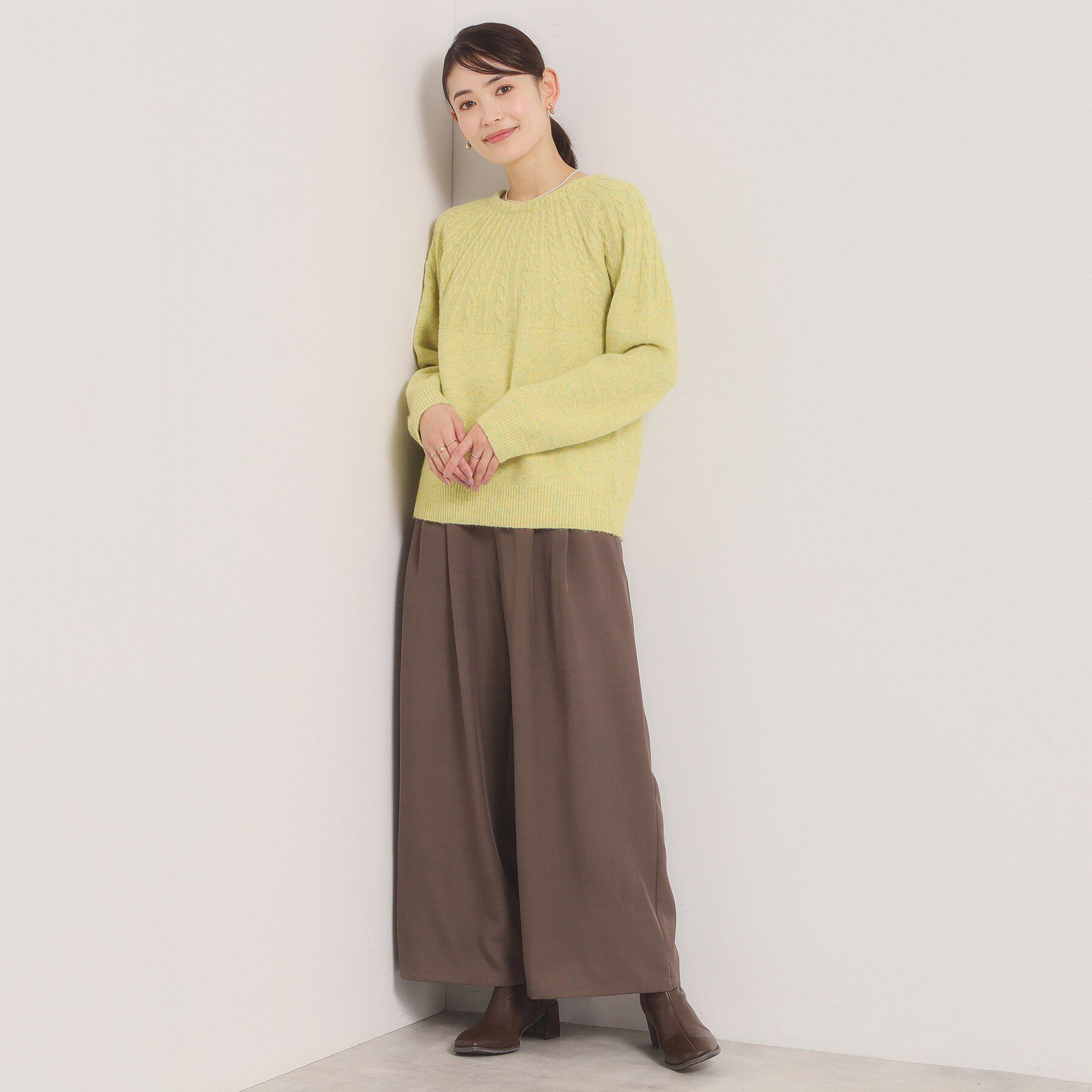 ITS&rsquo;DEMO「【手洗い可】求心柄ニット」|ニット・セーター|