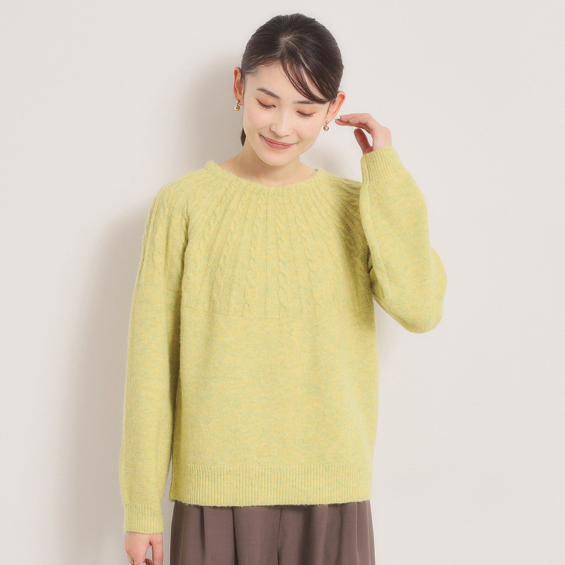 ITS&rsquo;DEMO「【手洗い可】求心柄ニット」|ニット・セーター|