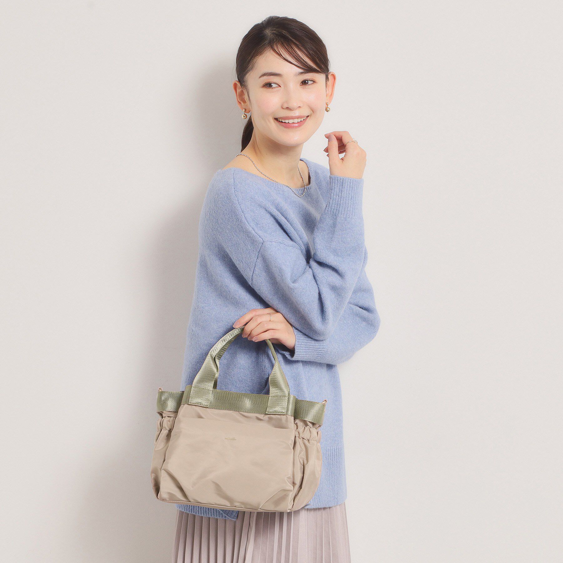 ITS&rsquo;DEMO「【収納アドバイザー監修】バルーン2WAYトート」|トートバッグ|