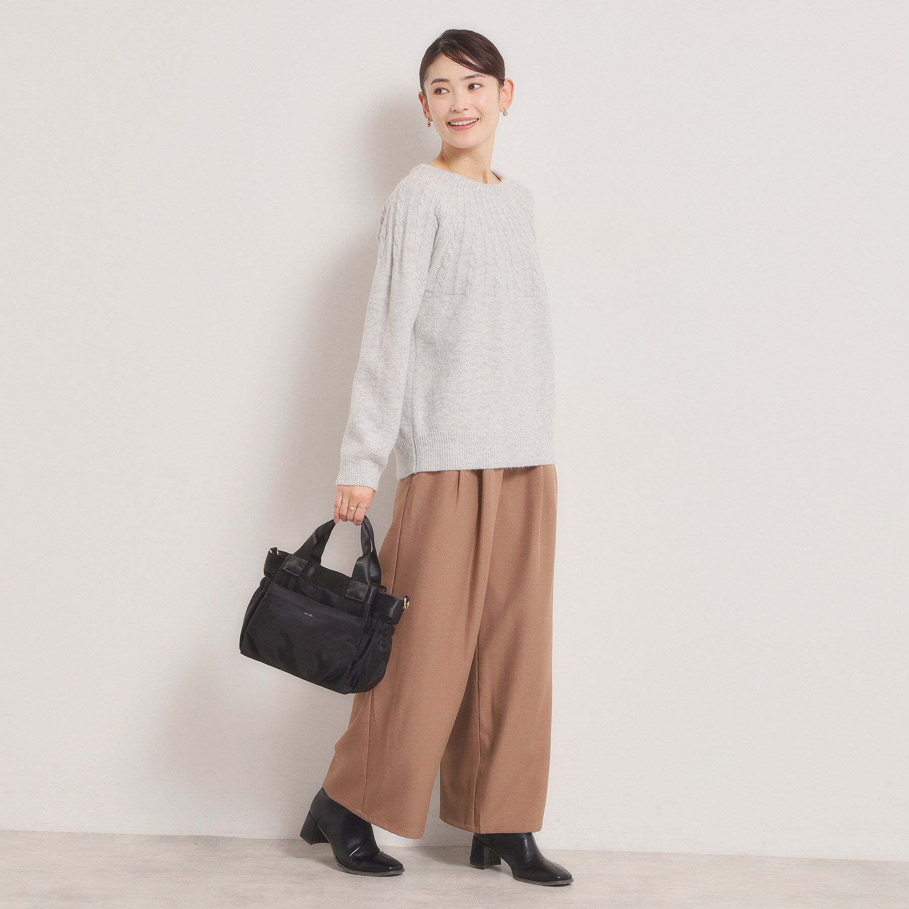 ITS&rsquo;DEMO「【収納アドバイザー監修】バルーン2WAYトート」|トートバッグ|