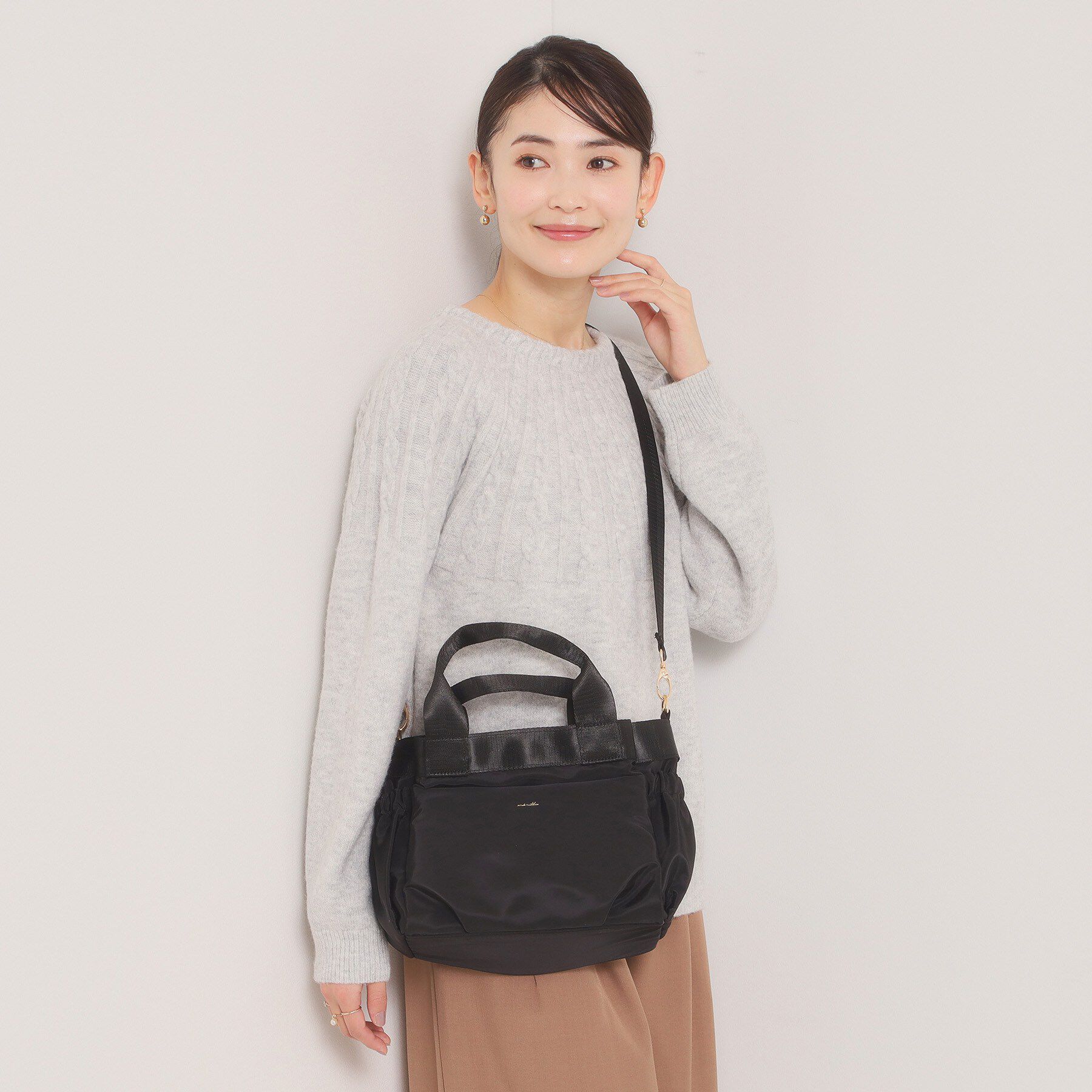 ITS&rsquo;DEMO「【収納アドバイザー監修】バルーン2WAYトート」|トートバッグ|