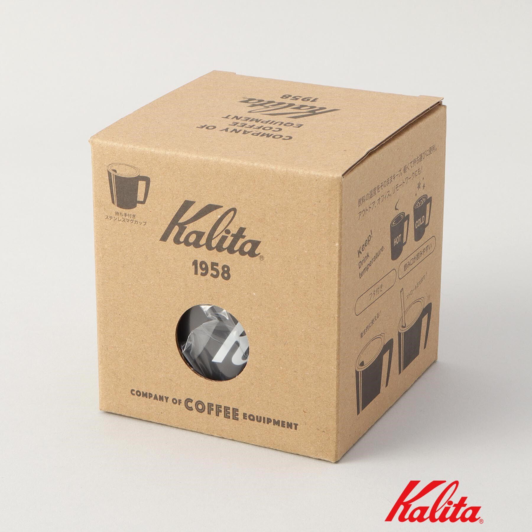212 KITCHEN STORE「◆持ち手付きステンレスマグ BK ＜kalita カリタ＞」|グラス・マグカップ|
