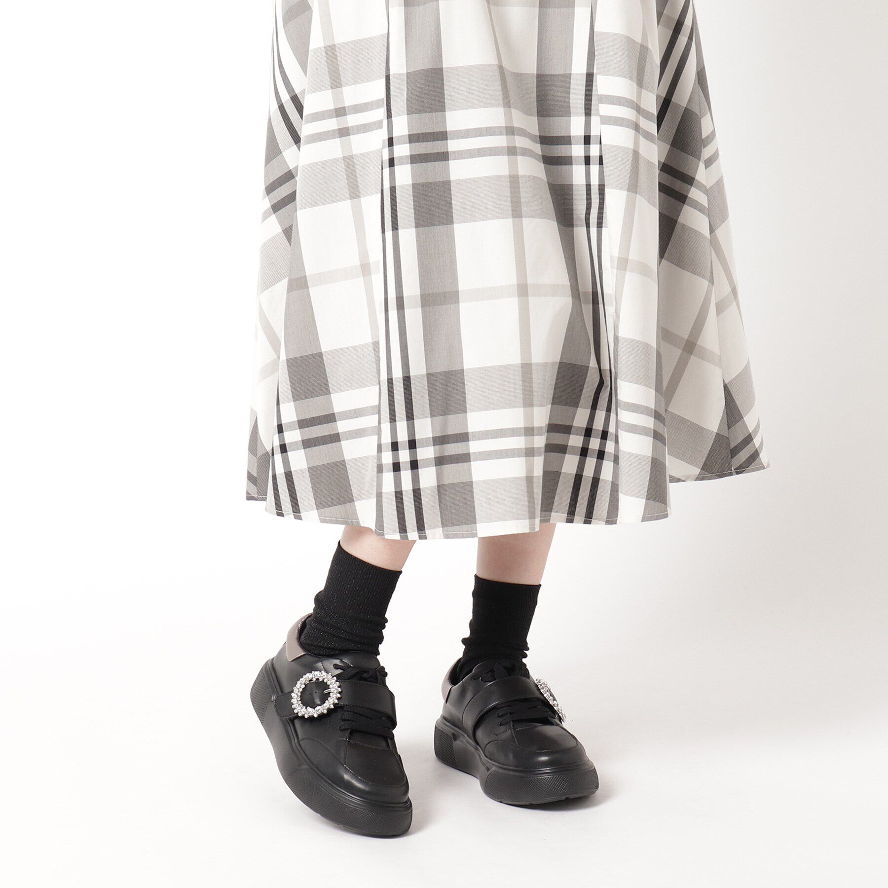 ESPERANZA「ビジューバックルスニーカー」|スニーカー|