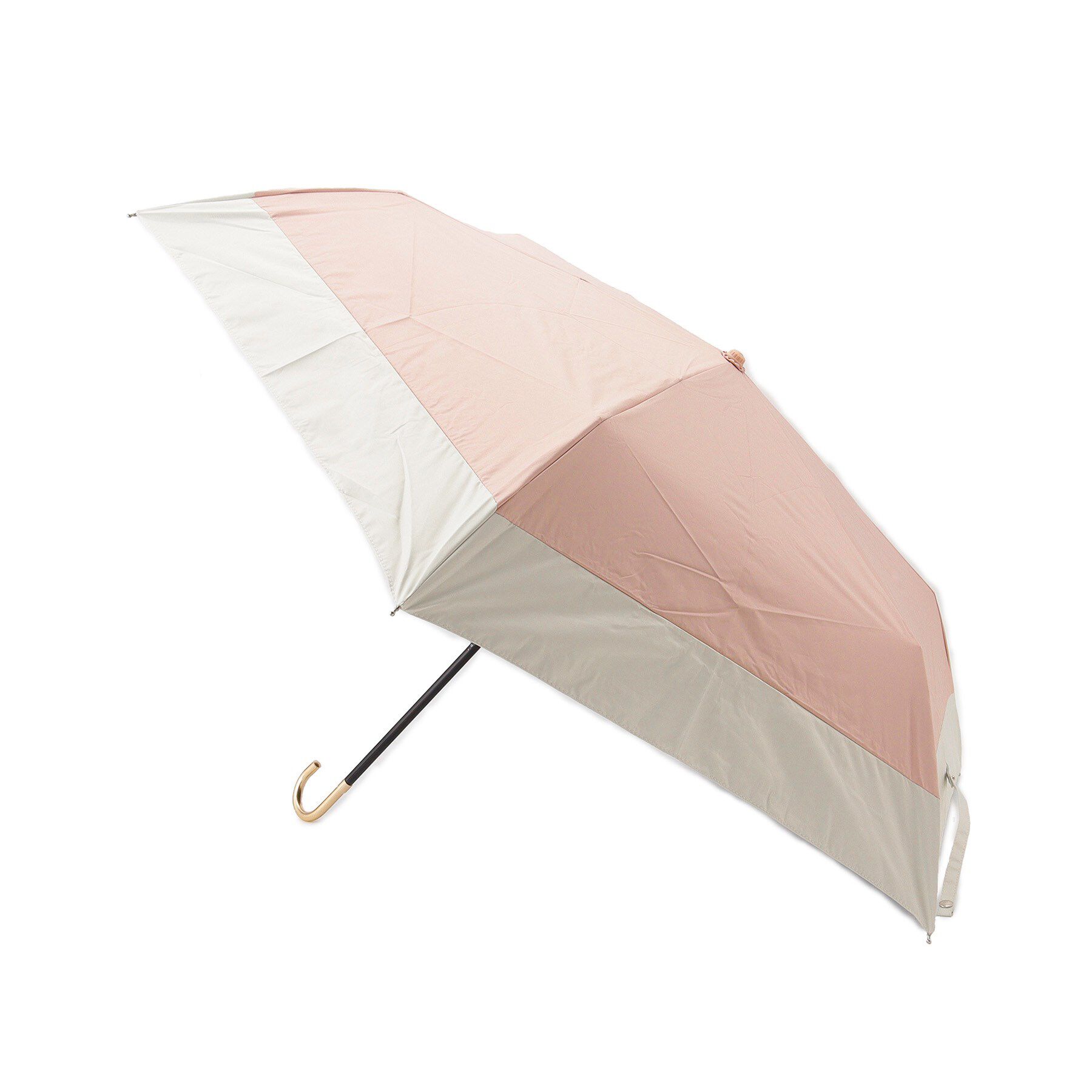 Ober Tashe「【紫外線遮蔽率90％以上/晴雨兼用/日傘/折りたたみ傘/UVカット/熱中症対策】バイカラー」|傘|ﾋﾟﾝｸ(072)