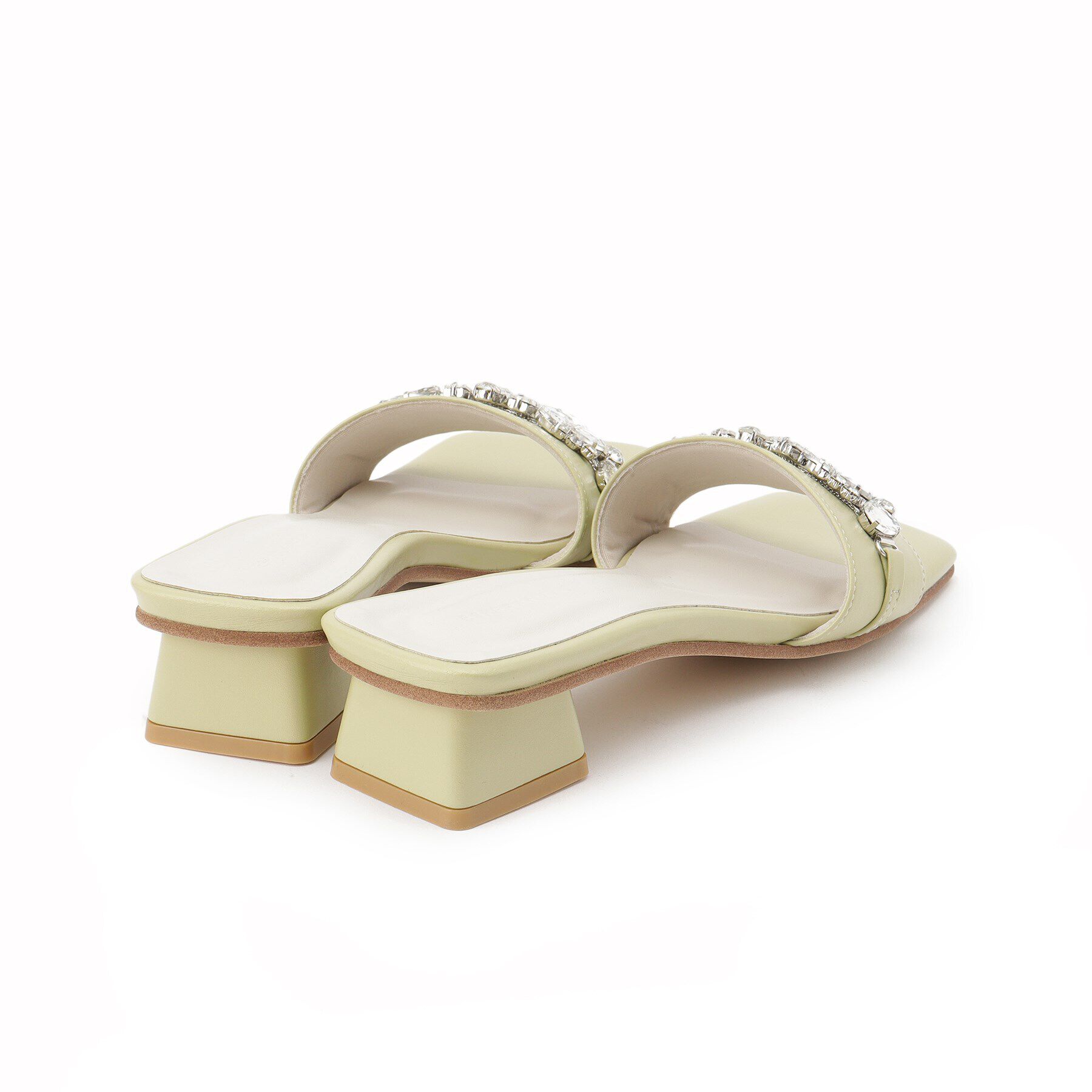 ESPERANZA「ビジューカラフルローヒールミュール」|サンダル|