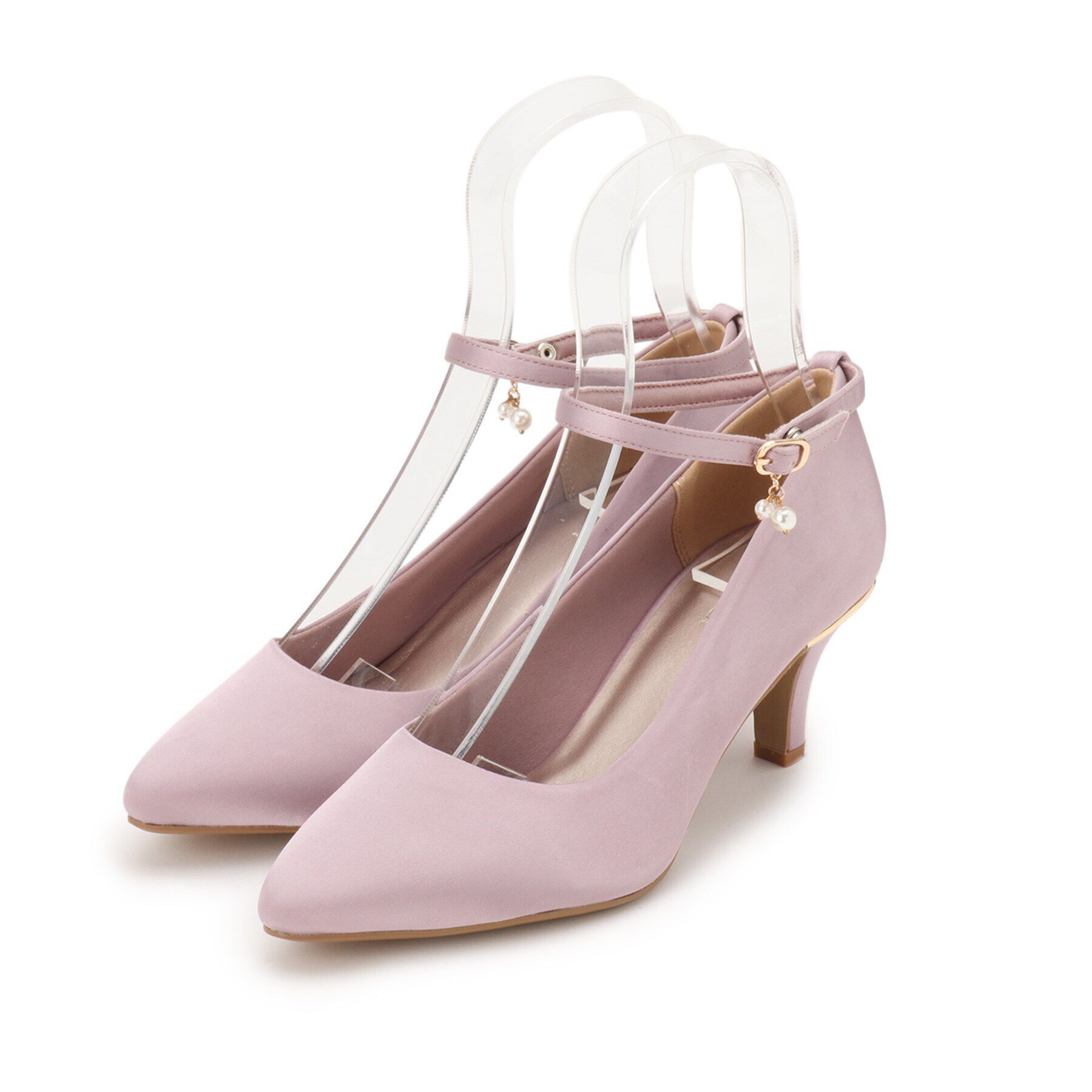 ESPERANZA「3WAYビジューベルトヒールパンプス 結婚式二次会 パーティー」|パンプス|
