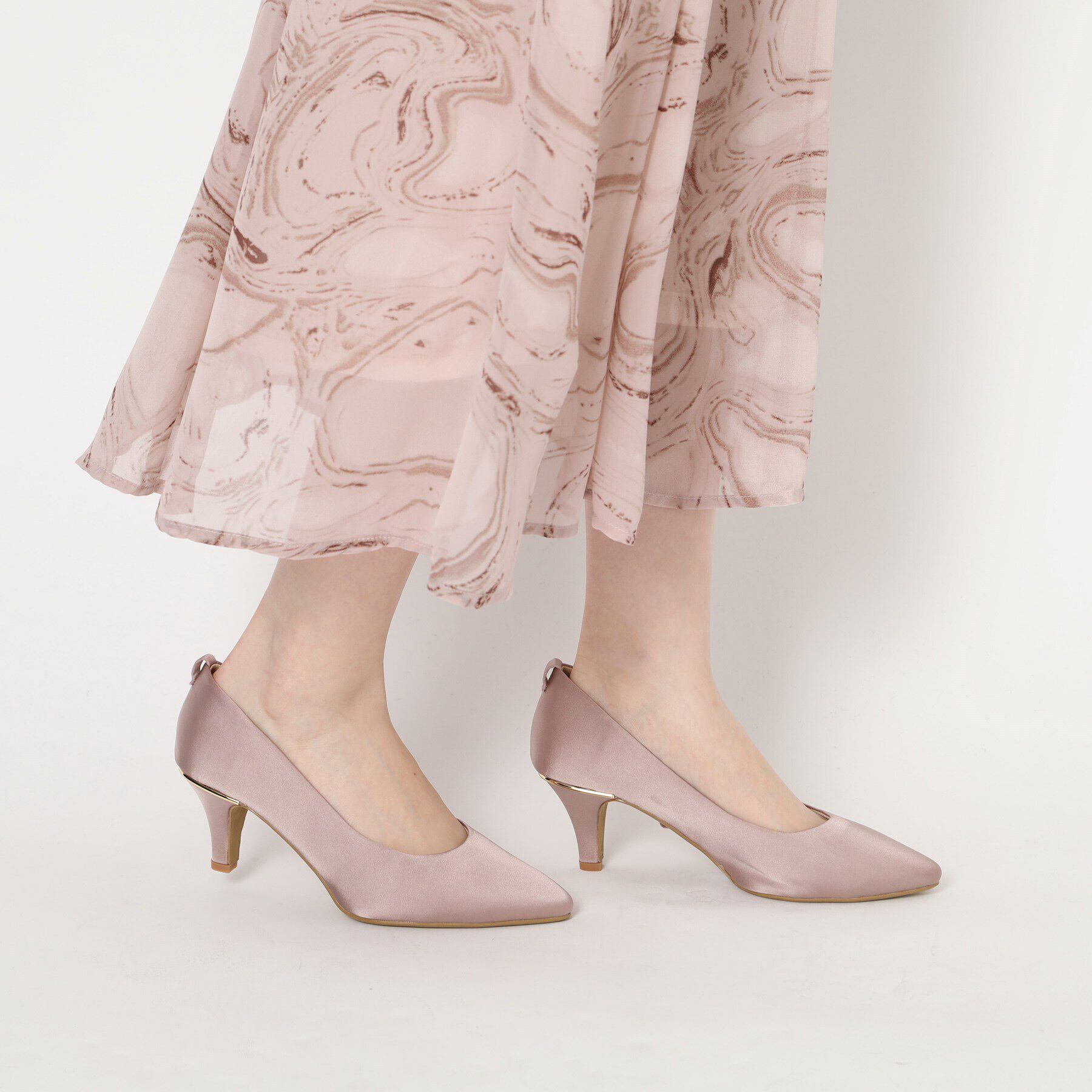 ESPERANZA「3WAYビジューベルトヒールパンプス 結婚式二次会 パーティー」|パンプス|