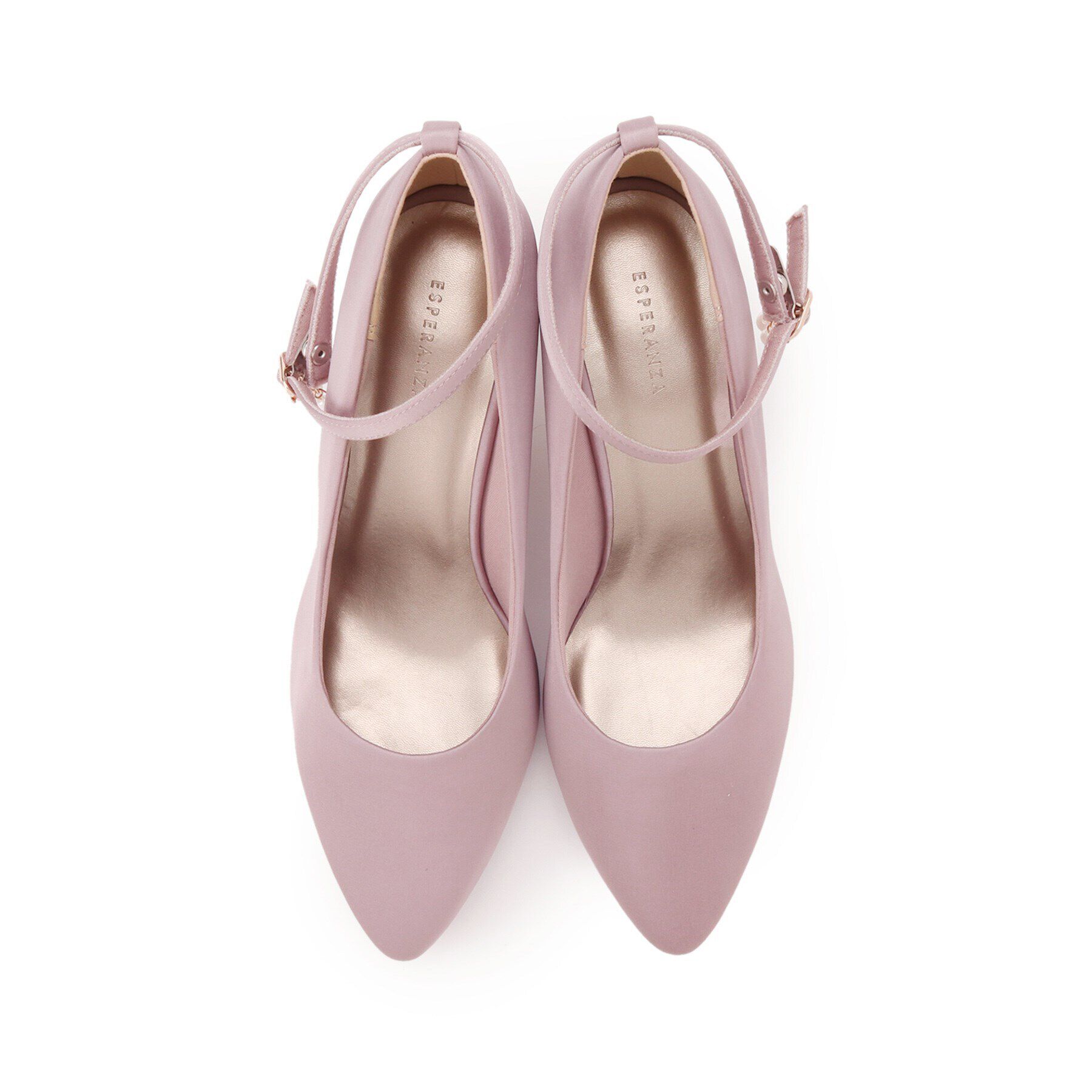 ESPERANZA「3WAYビジューベルトヒールパンプス 結婚式二次会 パーティー」|パンプス|