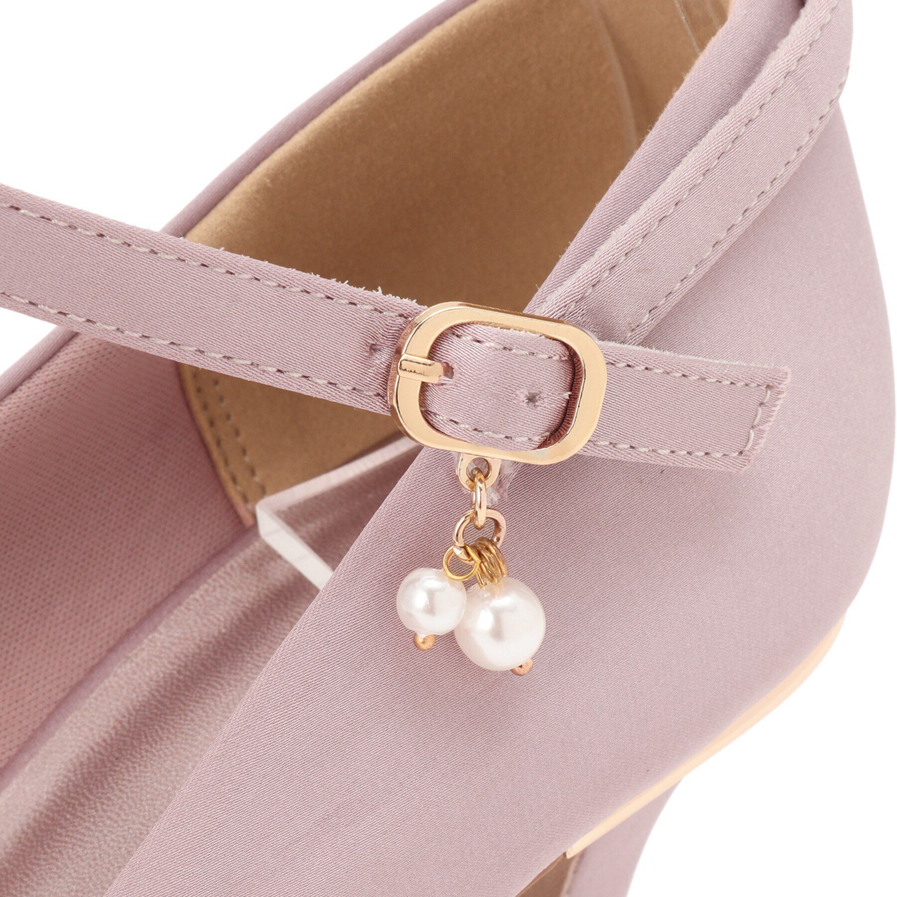 ESPERANZA「3WAYビジューベルトヒールパンプス 結婚式二次会 パーティー」|パンプス|