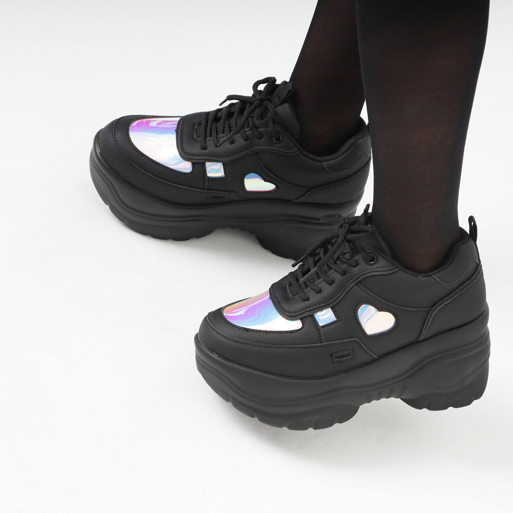 csT&P「厚底ハートオーロラスニーカー」|スニーカー|