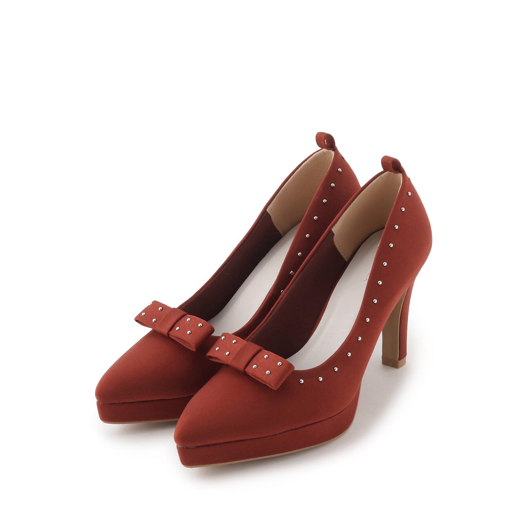 ESPERANZA「スタッズリボンパンプス 24SS」|パンプス|