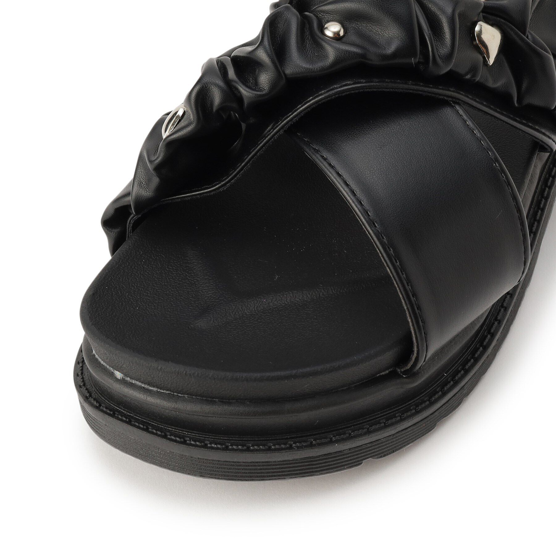 csT&P「厚底ハートスタッズスポサン」|サンダル|