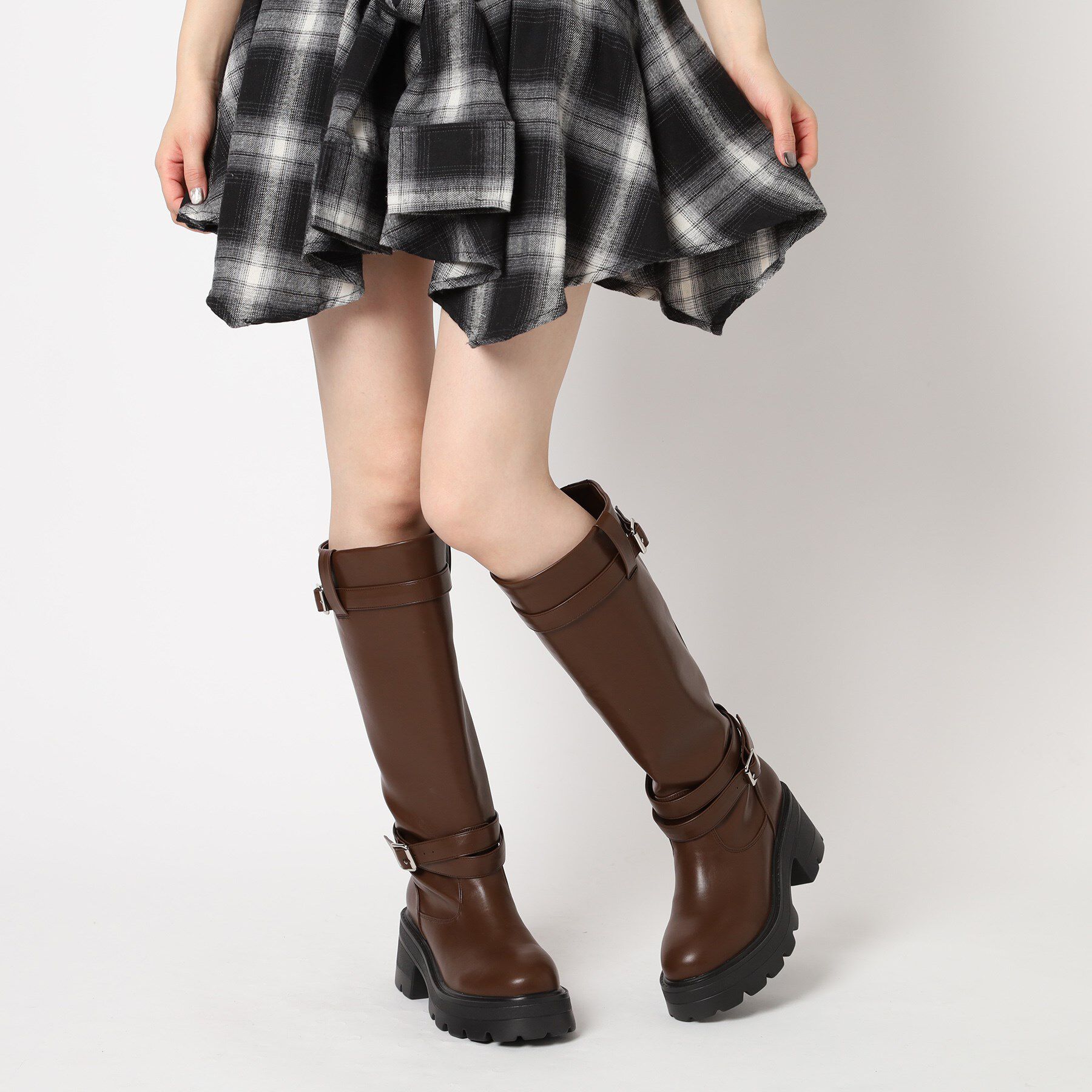 ESPERANZA「エンジニア2WAYロングブーツ」|ショートブーツ|