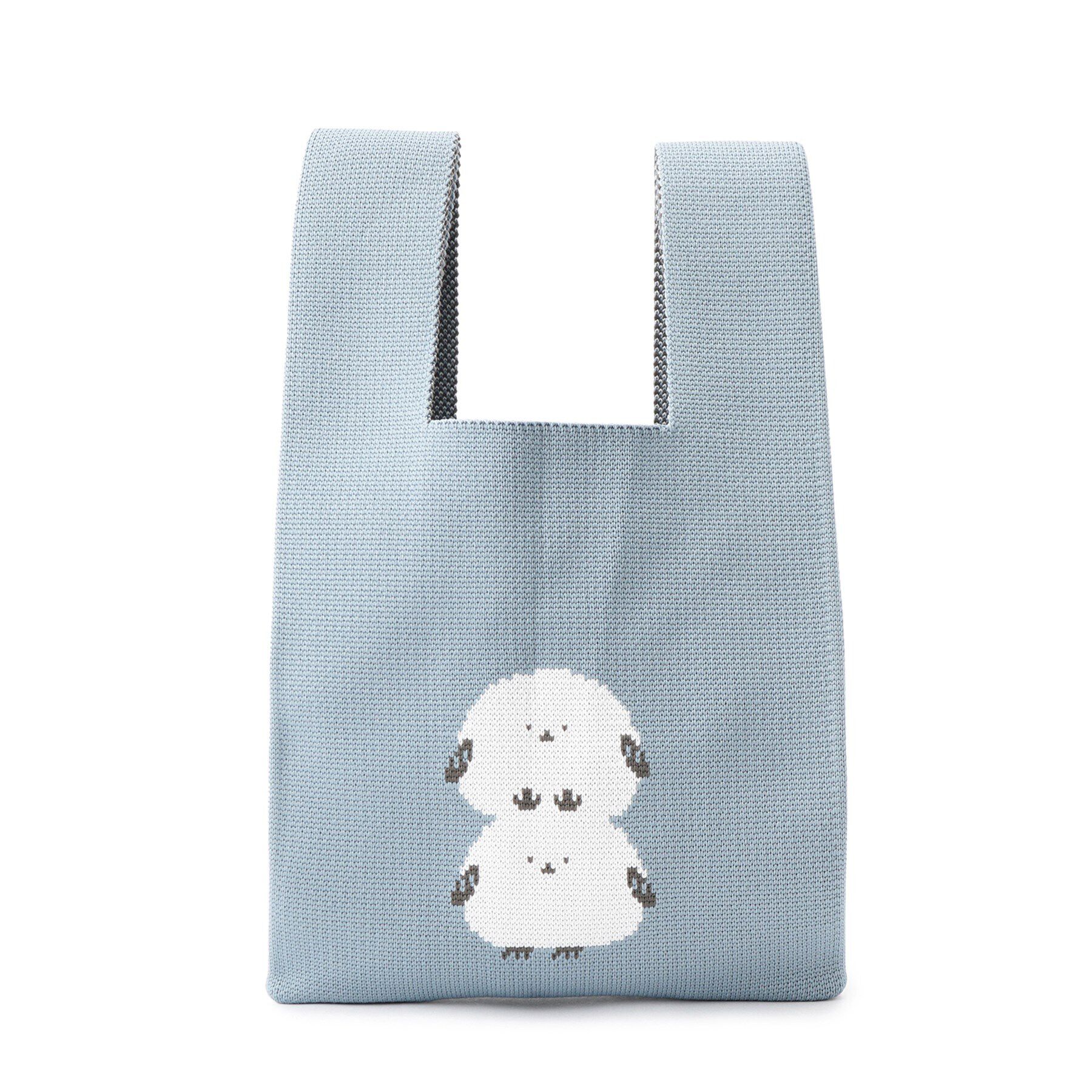 Ober Tashe「アニマルニットバッグ」|トートバッグ|ﾌﾞﾙｰ(092)