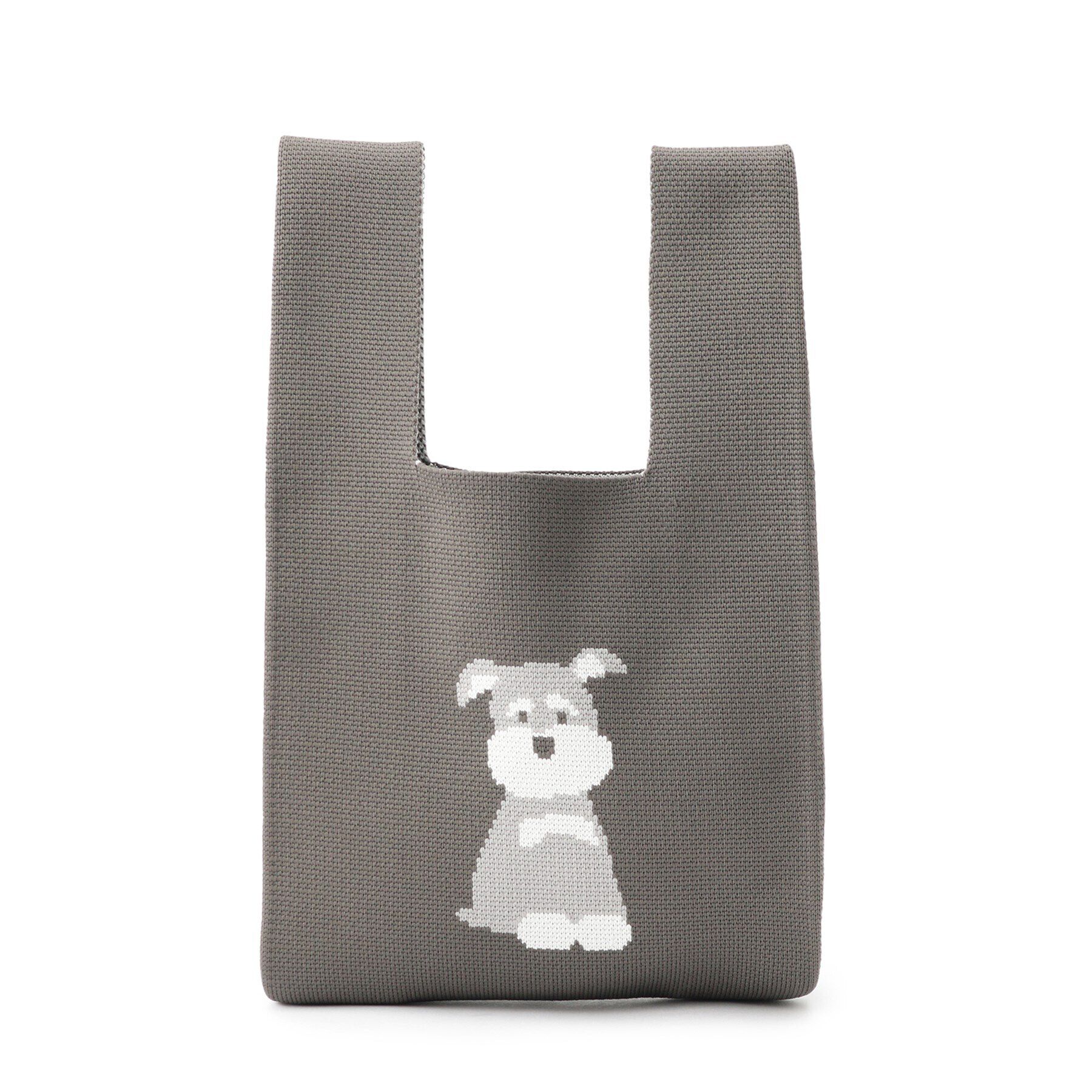 Ober Tashe「アニマルニットバッグ」|トートバッグ|ｸﾞﾚｰ(999)