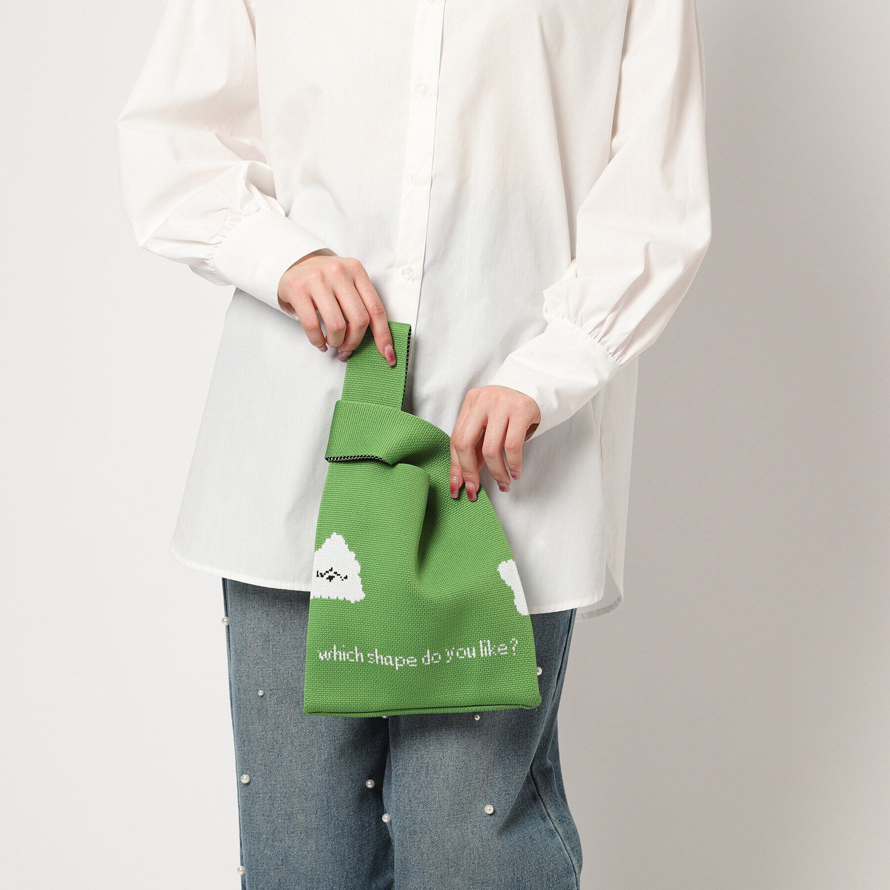 Ober Tashe「アニマルニットバッグ」|トートバッグ|