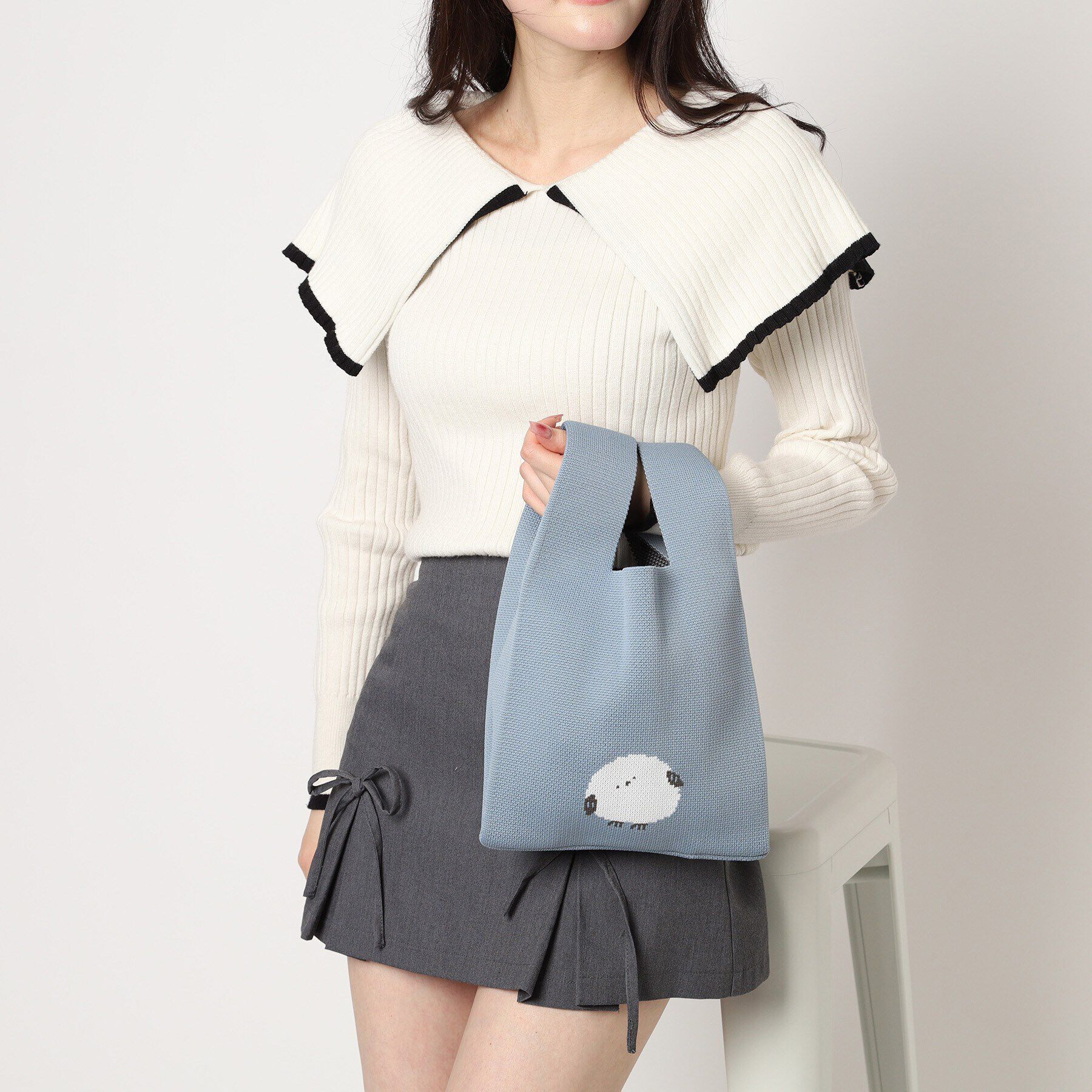 Ober Tashe「アニマルニットバッグ」|トートバッグ|