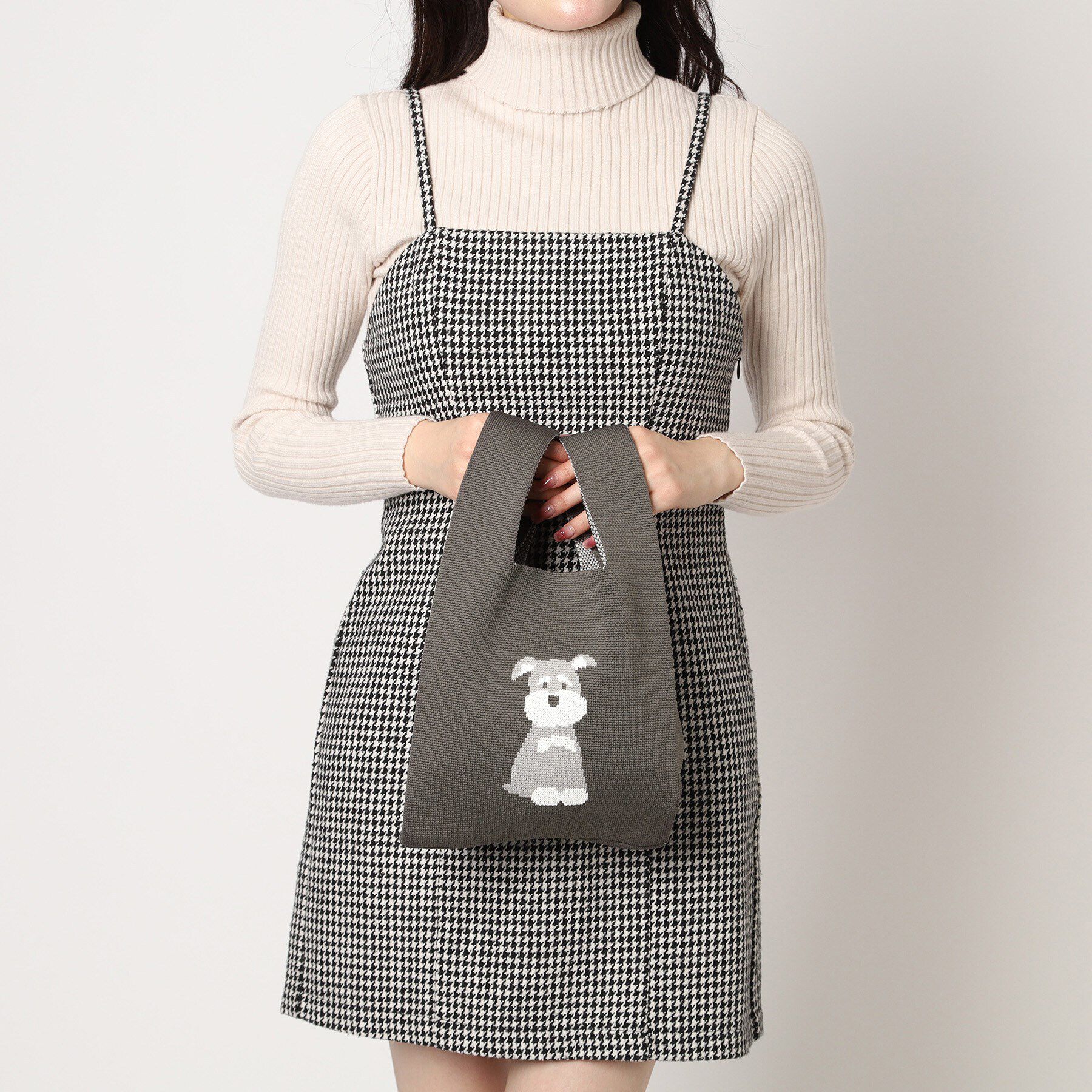 Ober Tashe「アニマルニットバッグ」|トートバッグ|