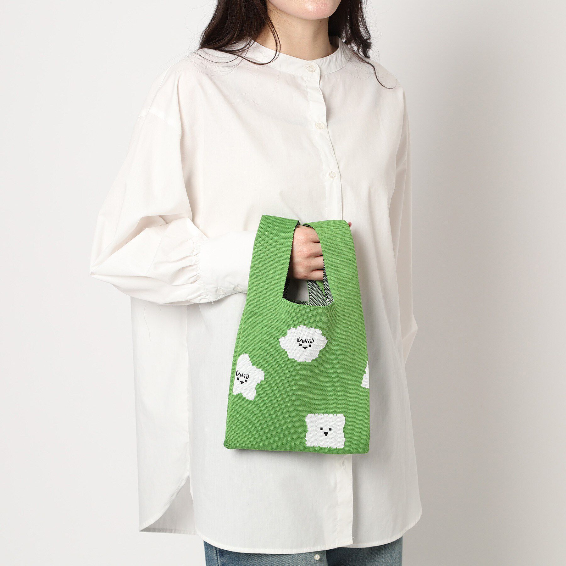 Ober Tashe「アニマルニットバッグ」|トートバッグ|